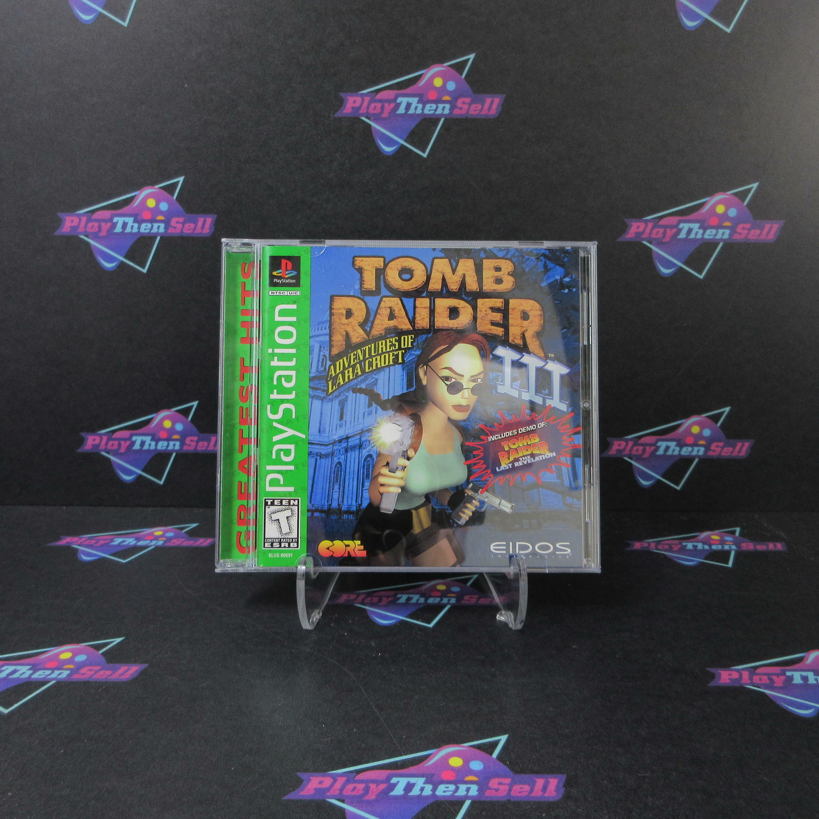 Tomb Raider III 3 PS1 PlayStation 1 GH + Reg Card - Like New