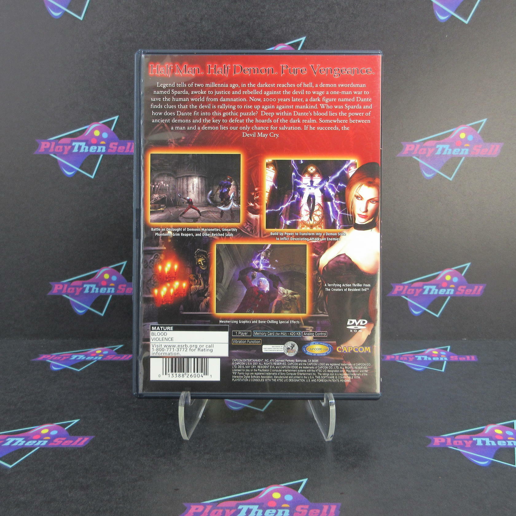 Devil May Cry PS2 PlayStation 2 Black Label - Like New