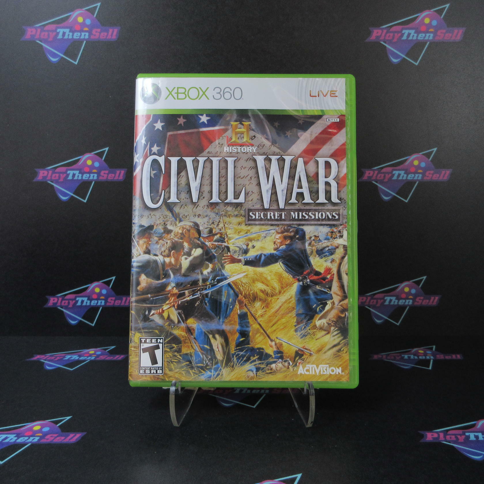 History Channel Civil War: Secret Missions Xbox 360 - Like New