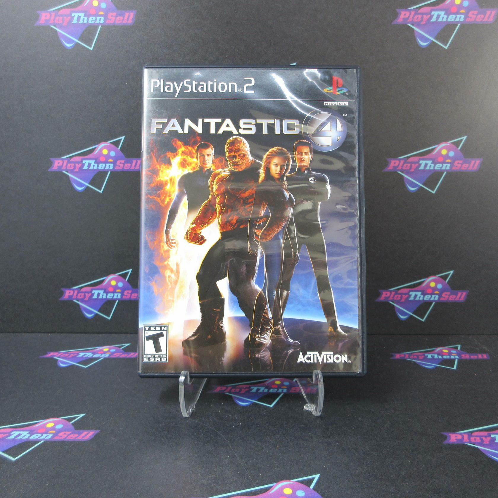 Fantastic Four PS2 PlayStation 2 AD Complete CIB - Very Good