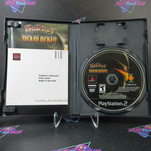 Ratchet Deadlocked PS2 PlayStation 2 AD Complete CIB - Very Good