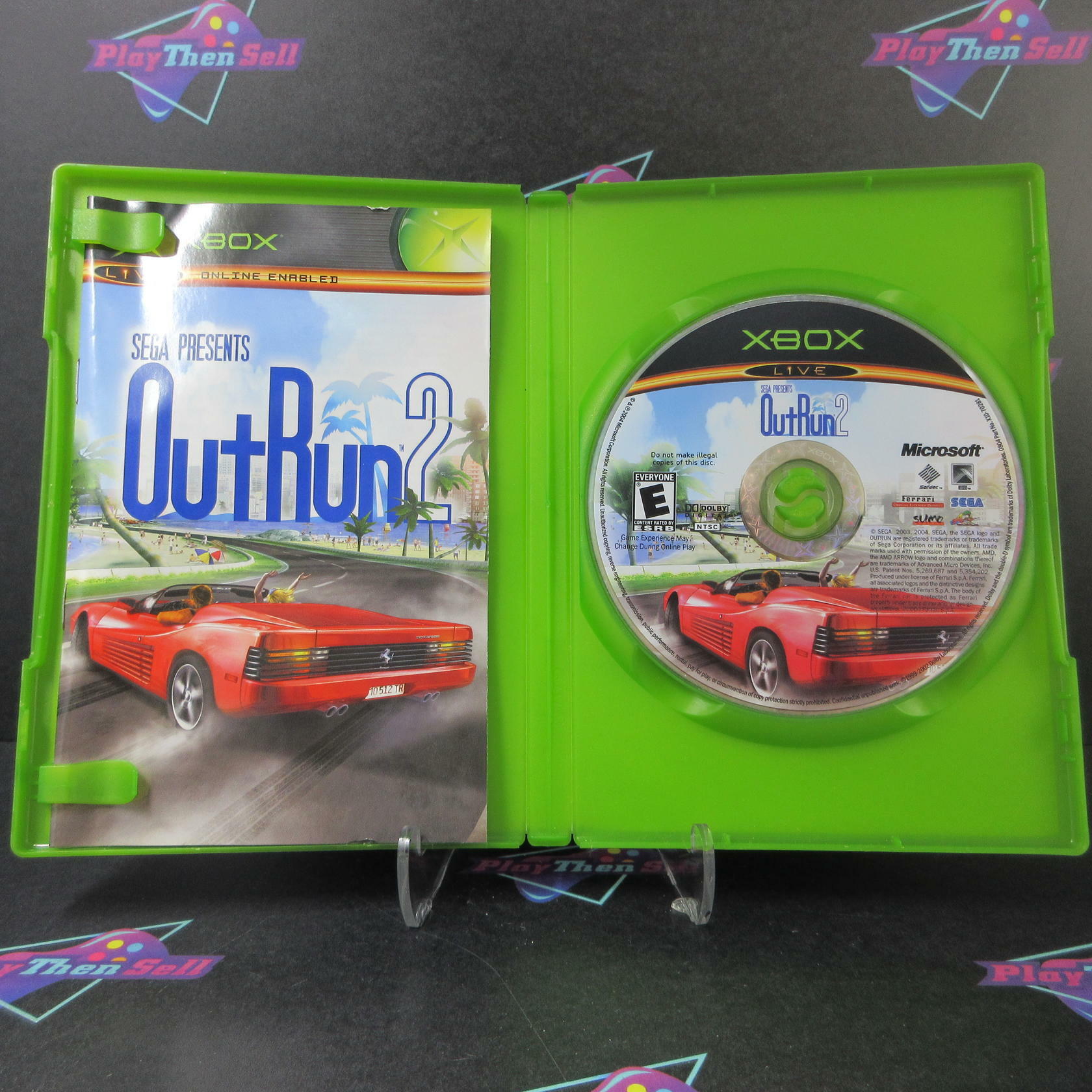 OutRun 2 Xbox AD Complete CIB - Very Good