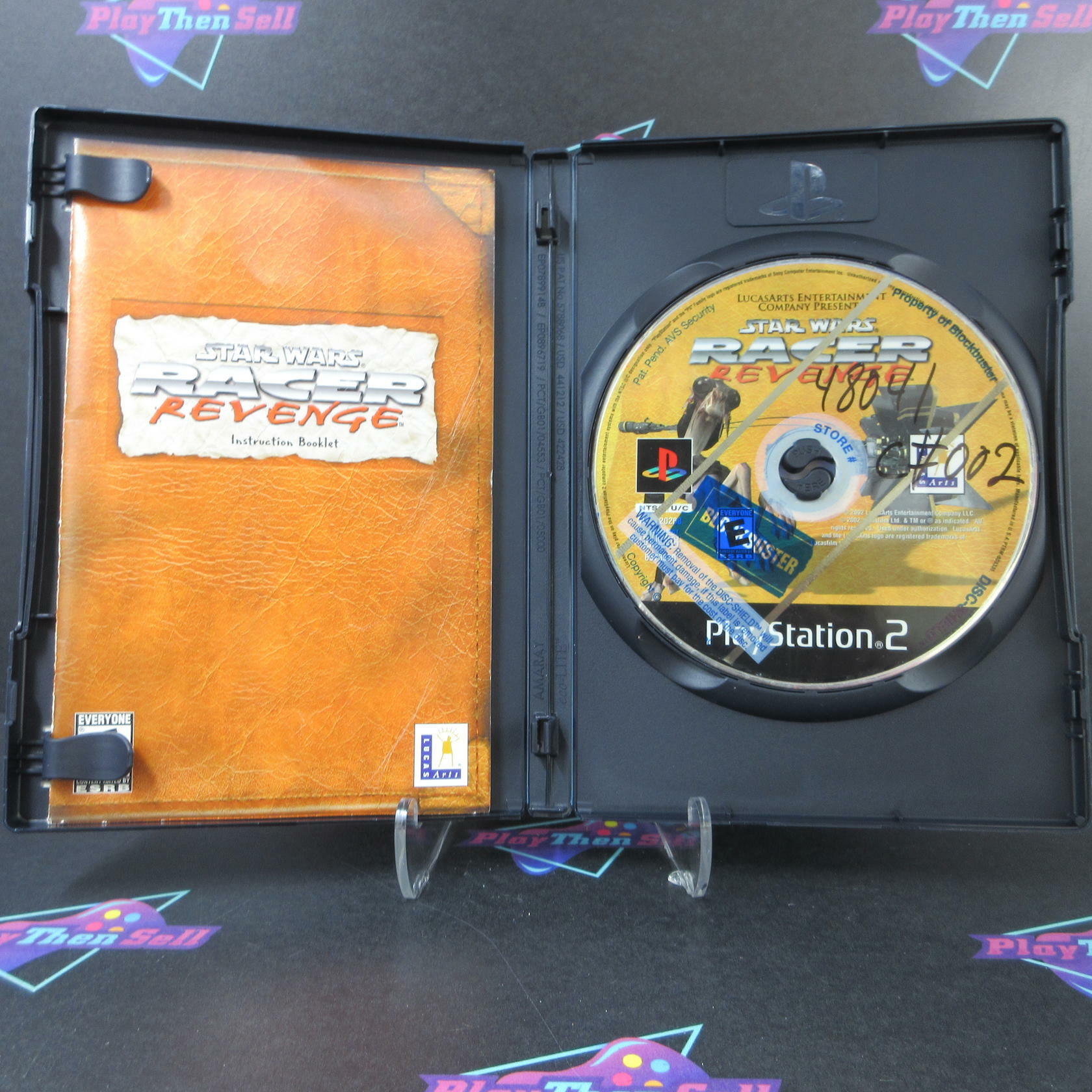 Star Wars Racer Revenge + Reg Card PS2 PlayStation 2 DD Complete CIB - Very Good
