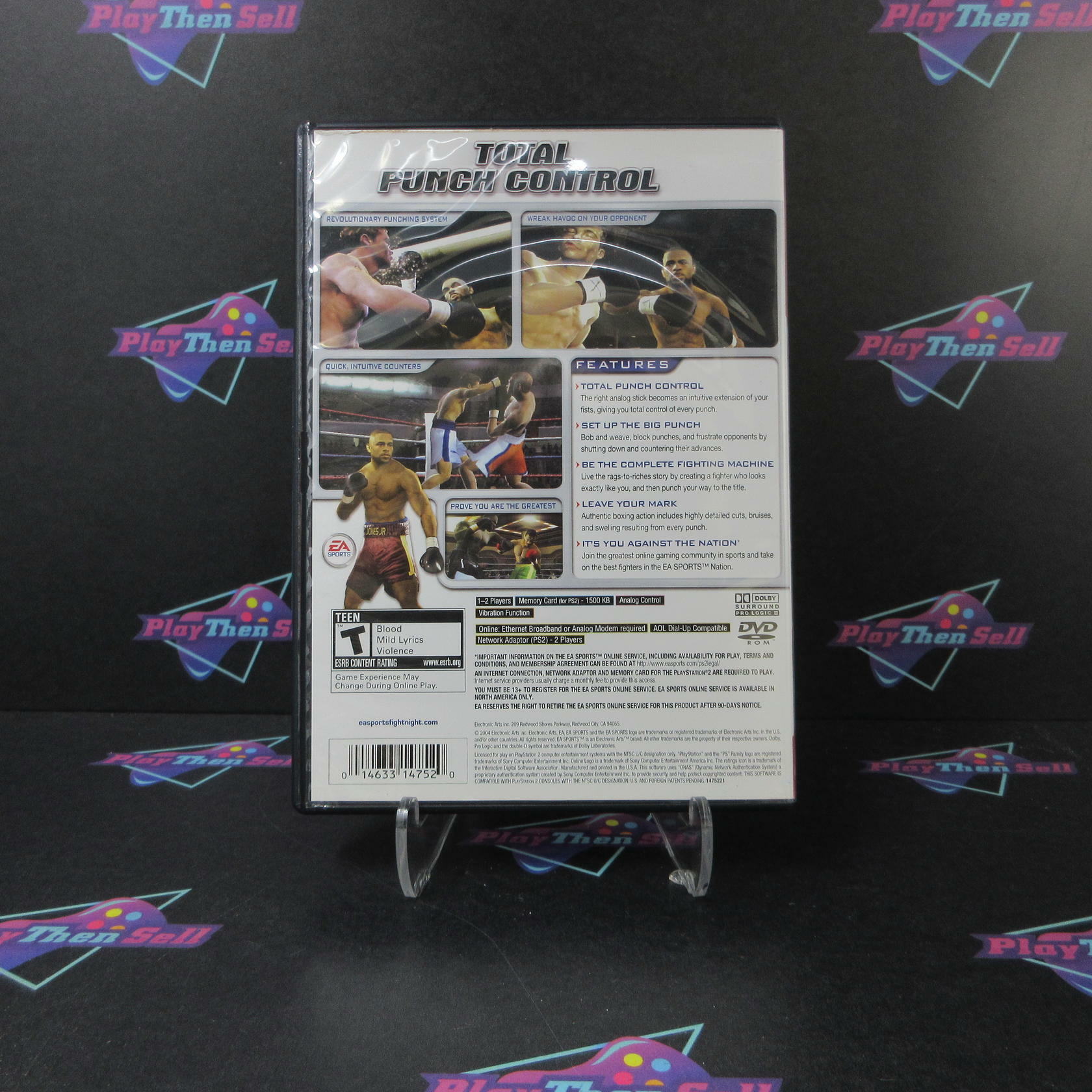 Fight Night 2004 GH PS2 PlayStation 2 AD Complete CIB - Very Good