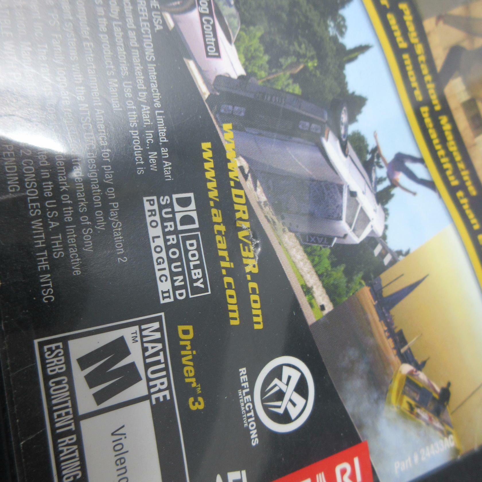 Driver 3 PS2 PlayStation 2 AD/NM - Very Good