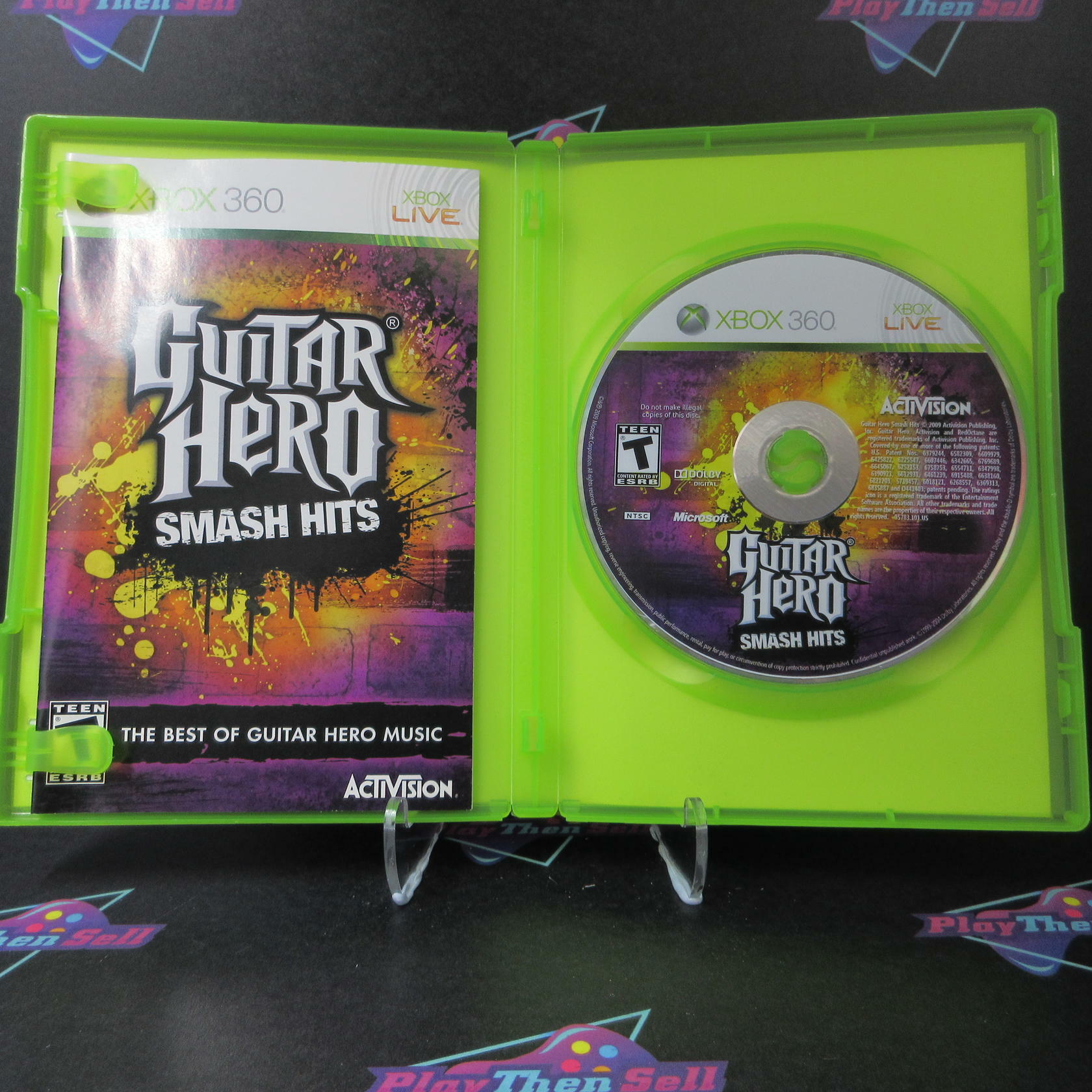 Guitar Hero Smash Hits Xbox 360 DD Complete CIB - Very Good