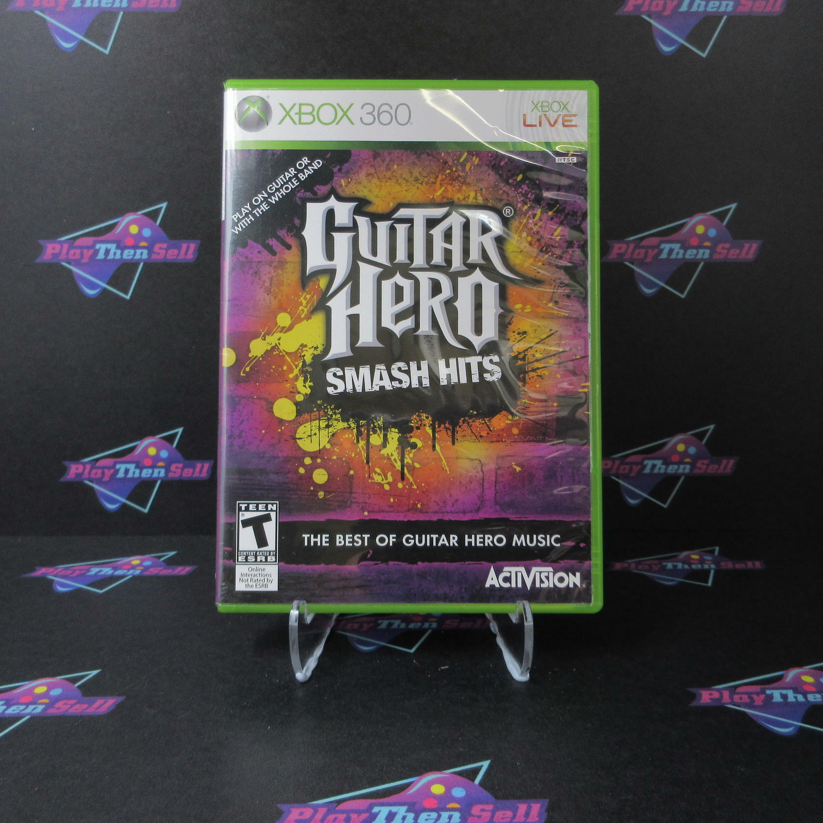 Guitar Hero Smash Hits Xbox 360 DD Complete CIB - Very Good