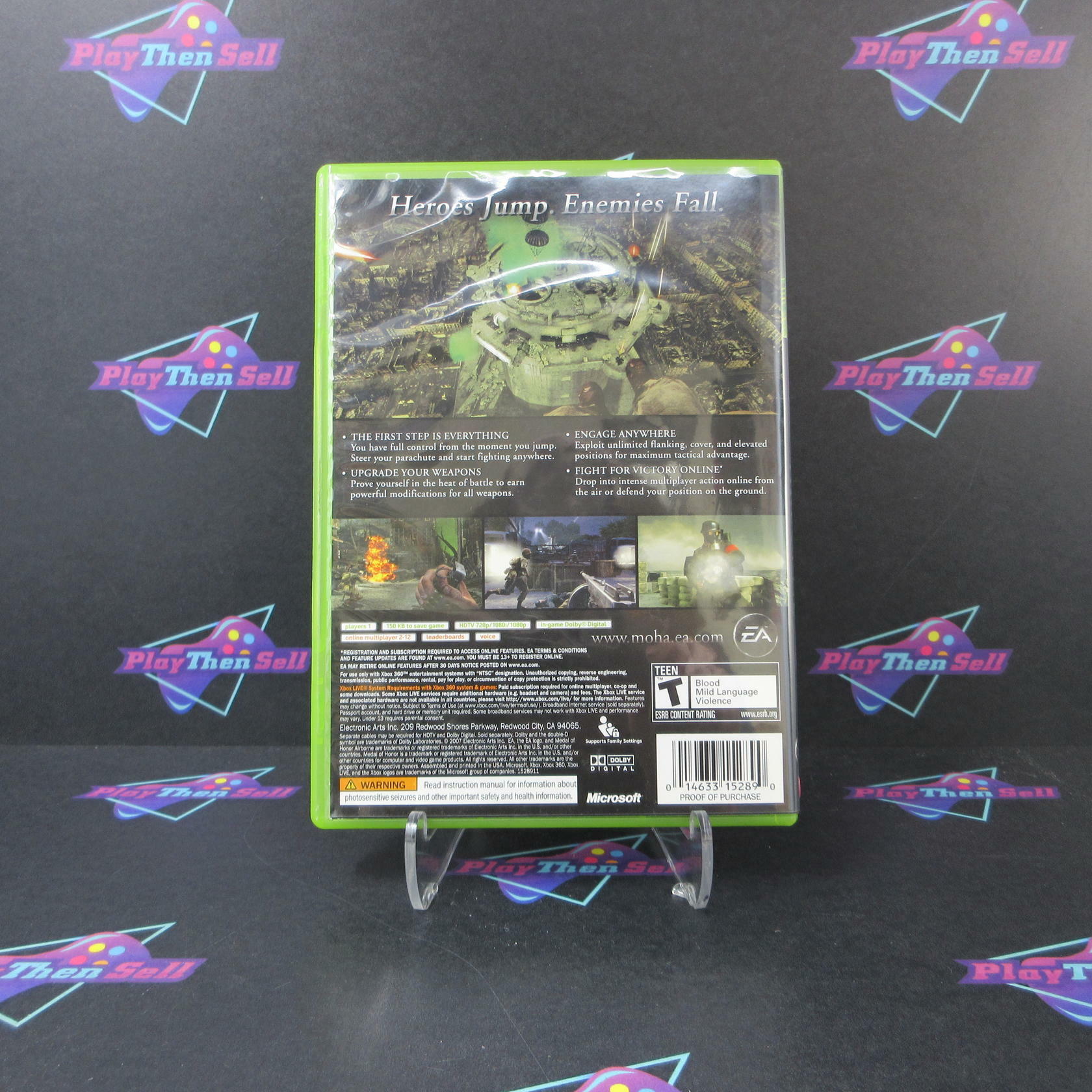 Medal of Honor Airborne Xbox 360 MD Complete CIB - Very Good