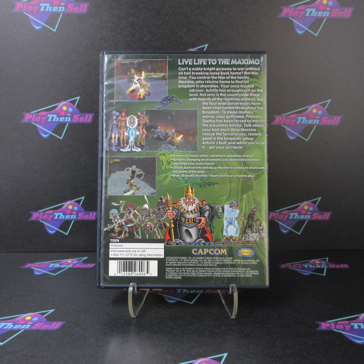 Maximo Ghosts To Glory PS2 PlayStation 2 - Like New