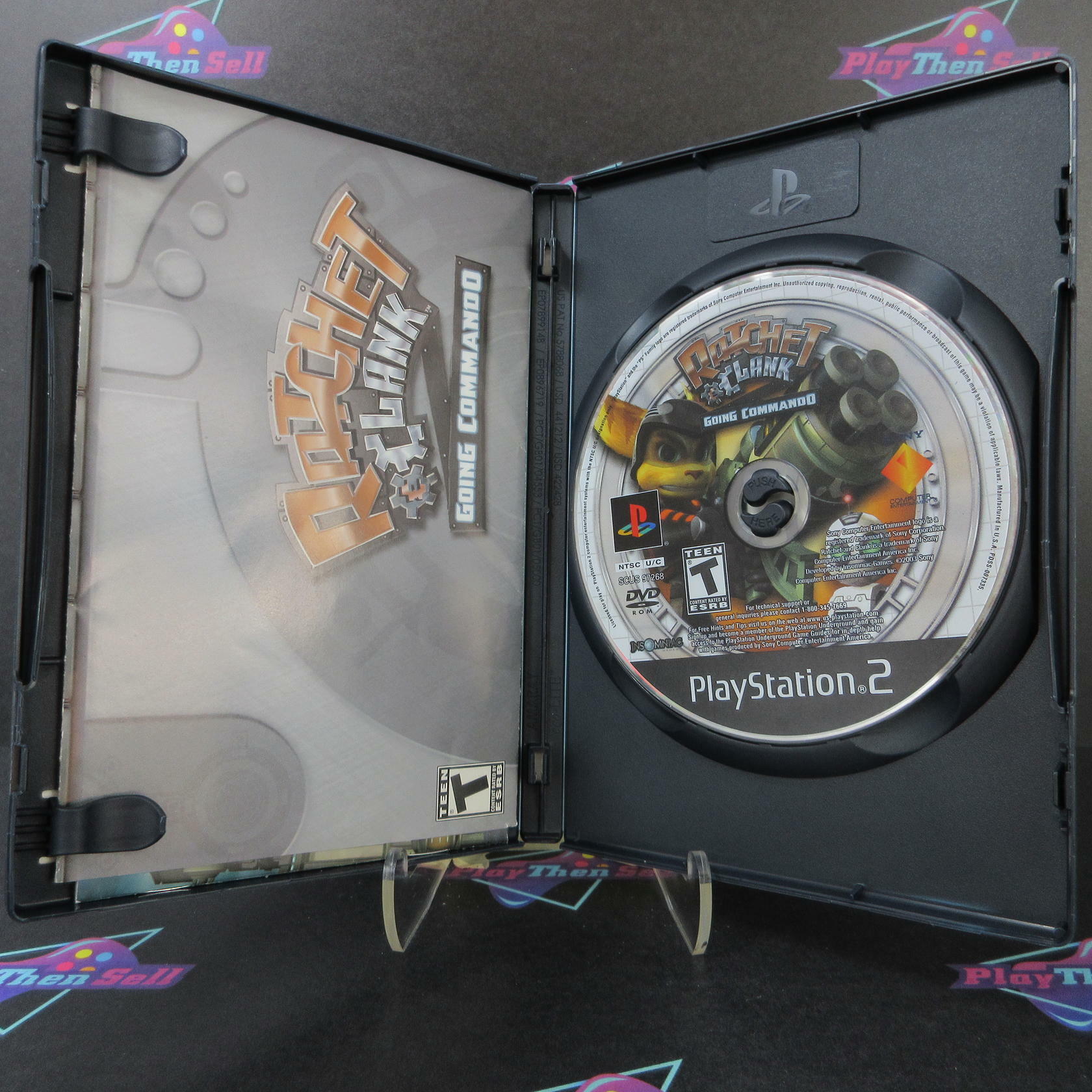 Ratchet & Clank Going Commando PS2 PlayStation 2 + Reg Card - Like New