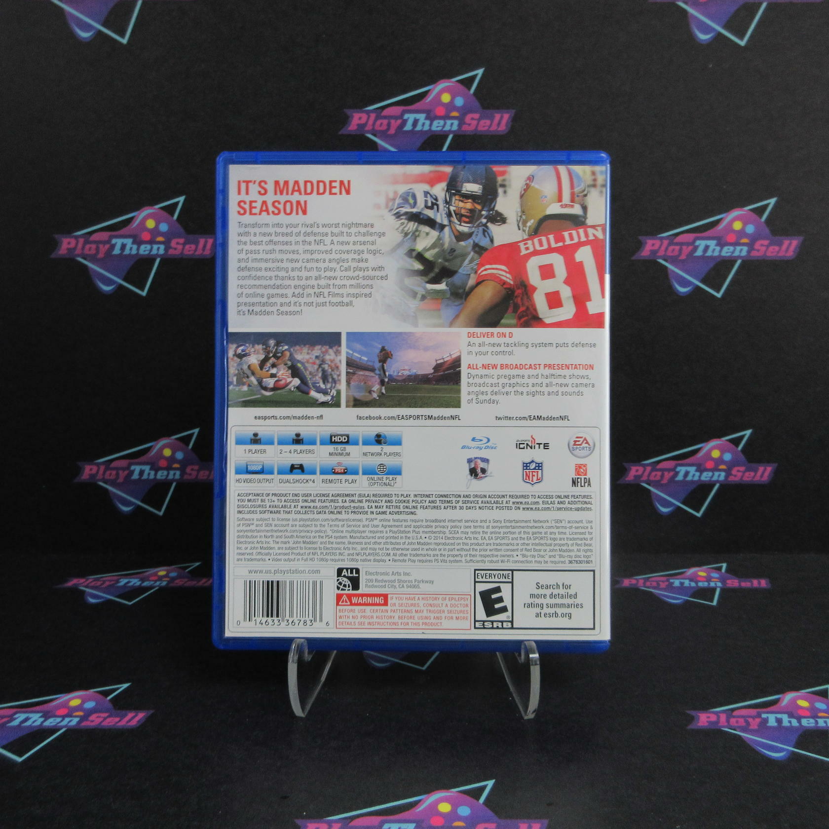 Madden NFL 15 PS4 PlayStation 4 - Like New