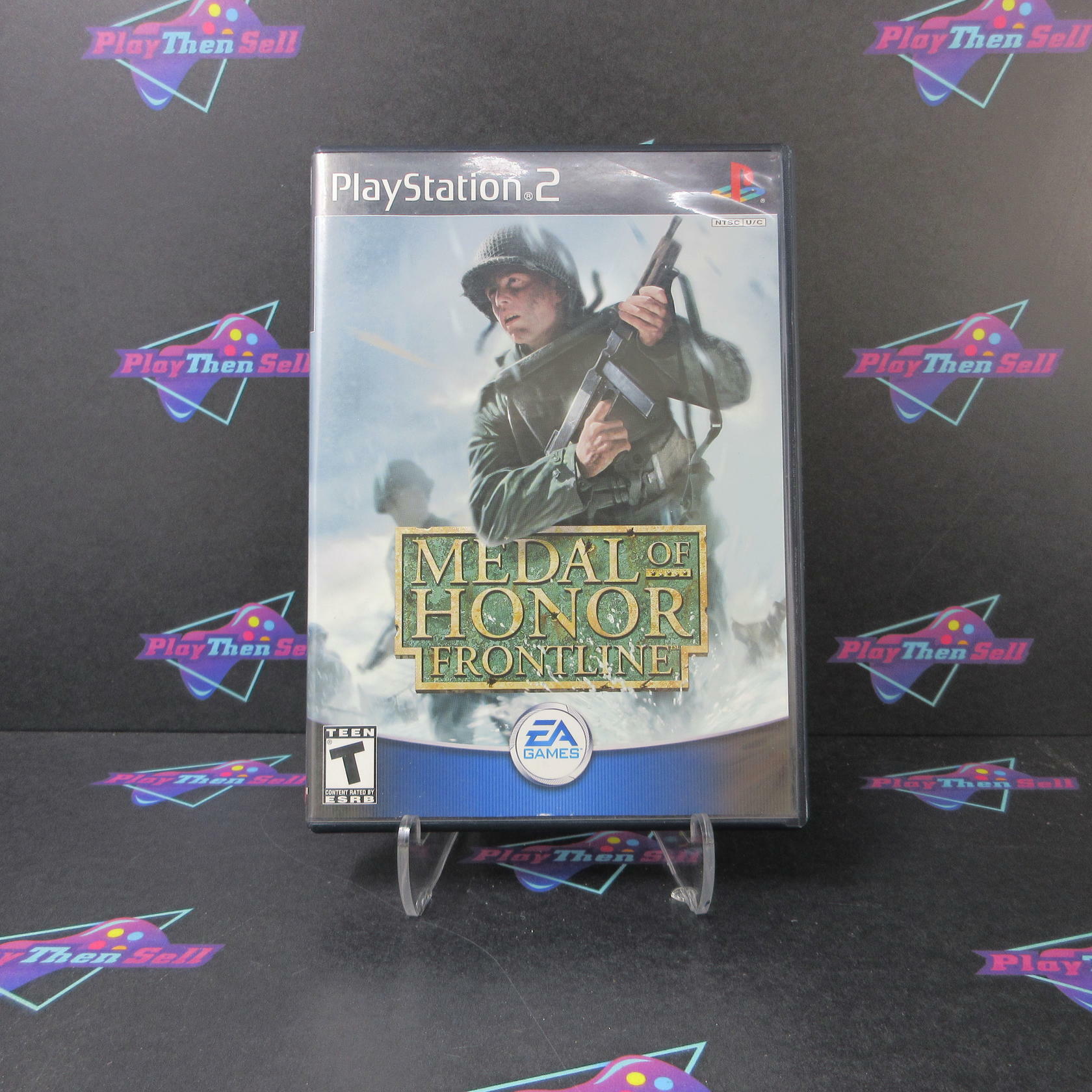 Medal of Honor Frontline PS2 PlayStation 2 AD/MD Complete CIB - Very Good