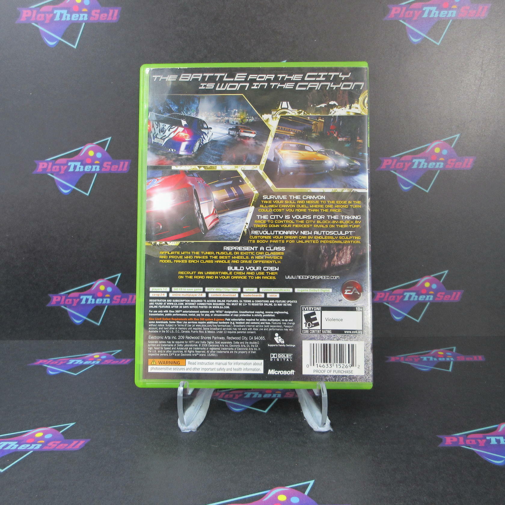 Need for Speed Carbon Xbox 360 AD/NM - Very Good