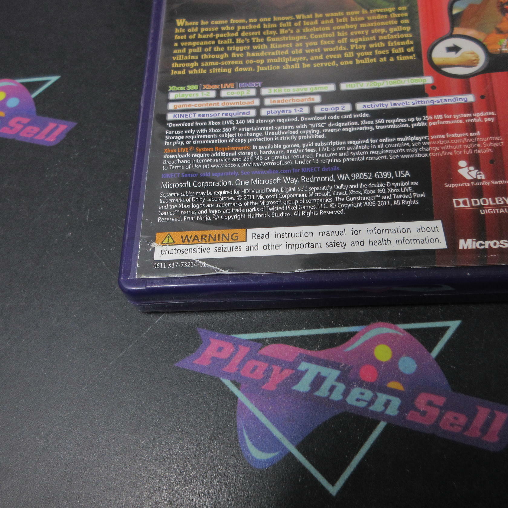 Gunstringer Xbox 360 AD/NM - Very Good