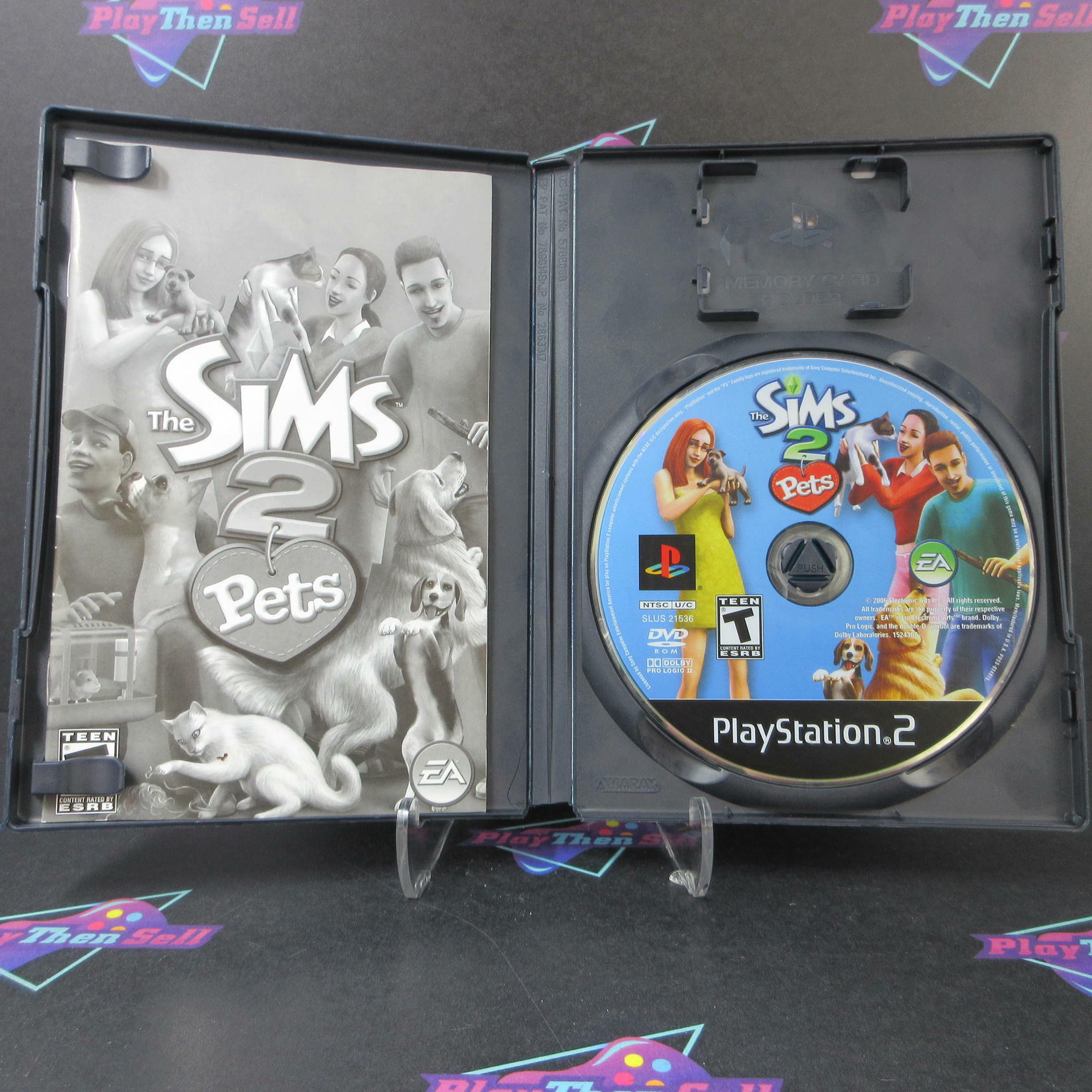 The Sims 2 Pets PS2 PlayStation 2 AD Complete CIB - Very Good
