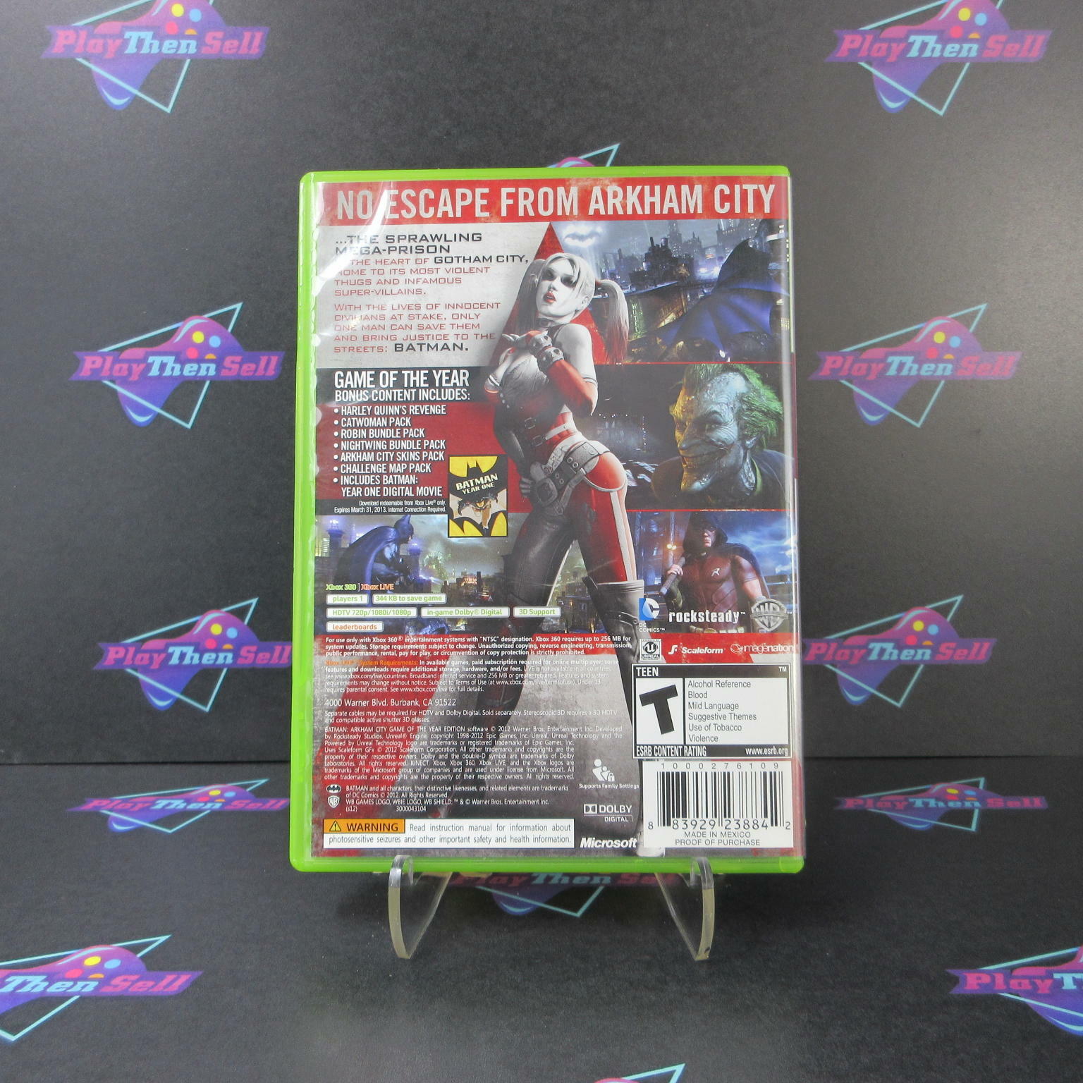 Batman Arkham City GOTY Xbox 360 - Like New
