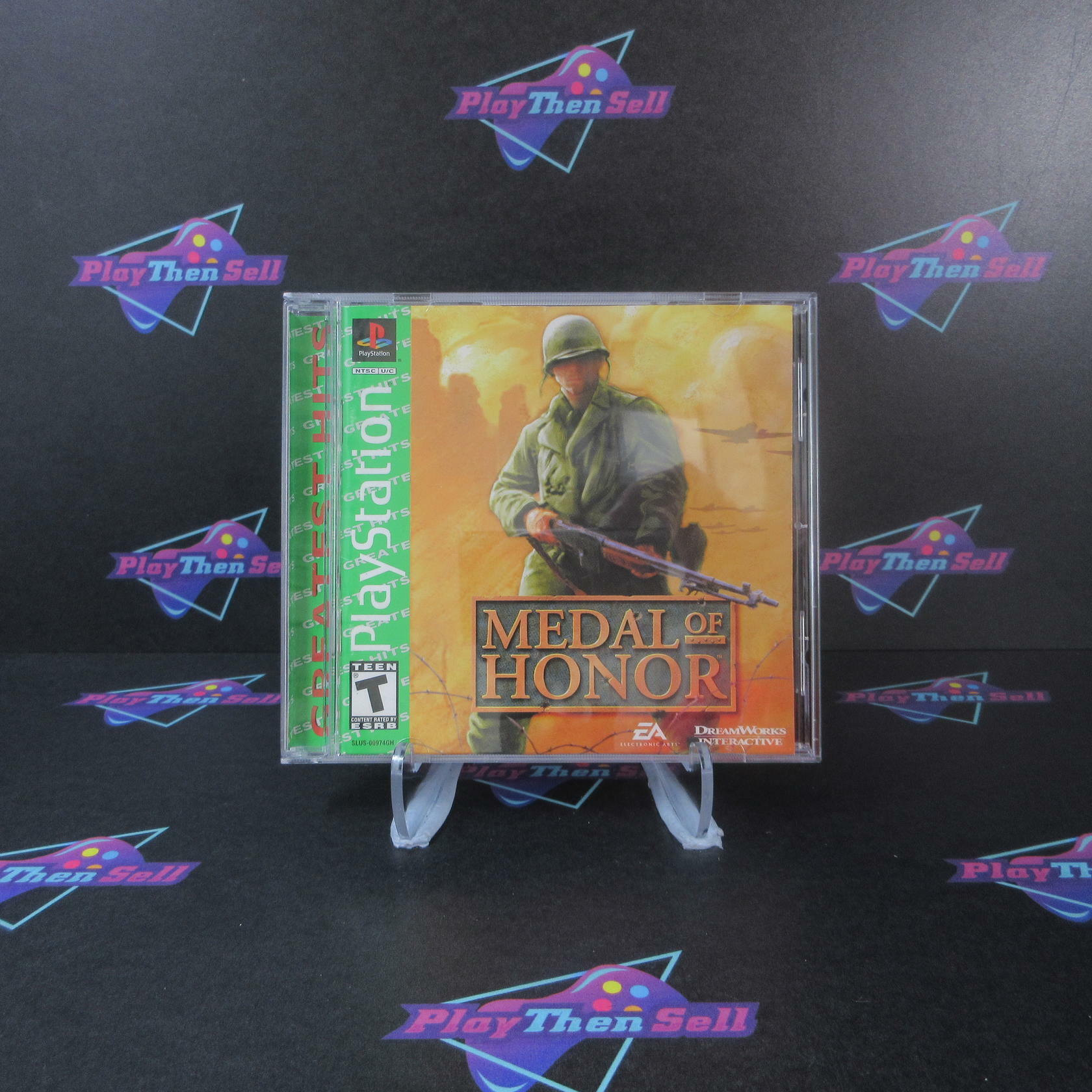 Medal Of Honor Greatest Hits PS1 PlayStation 1 + Reg Card - Like New