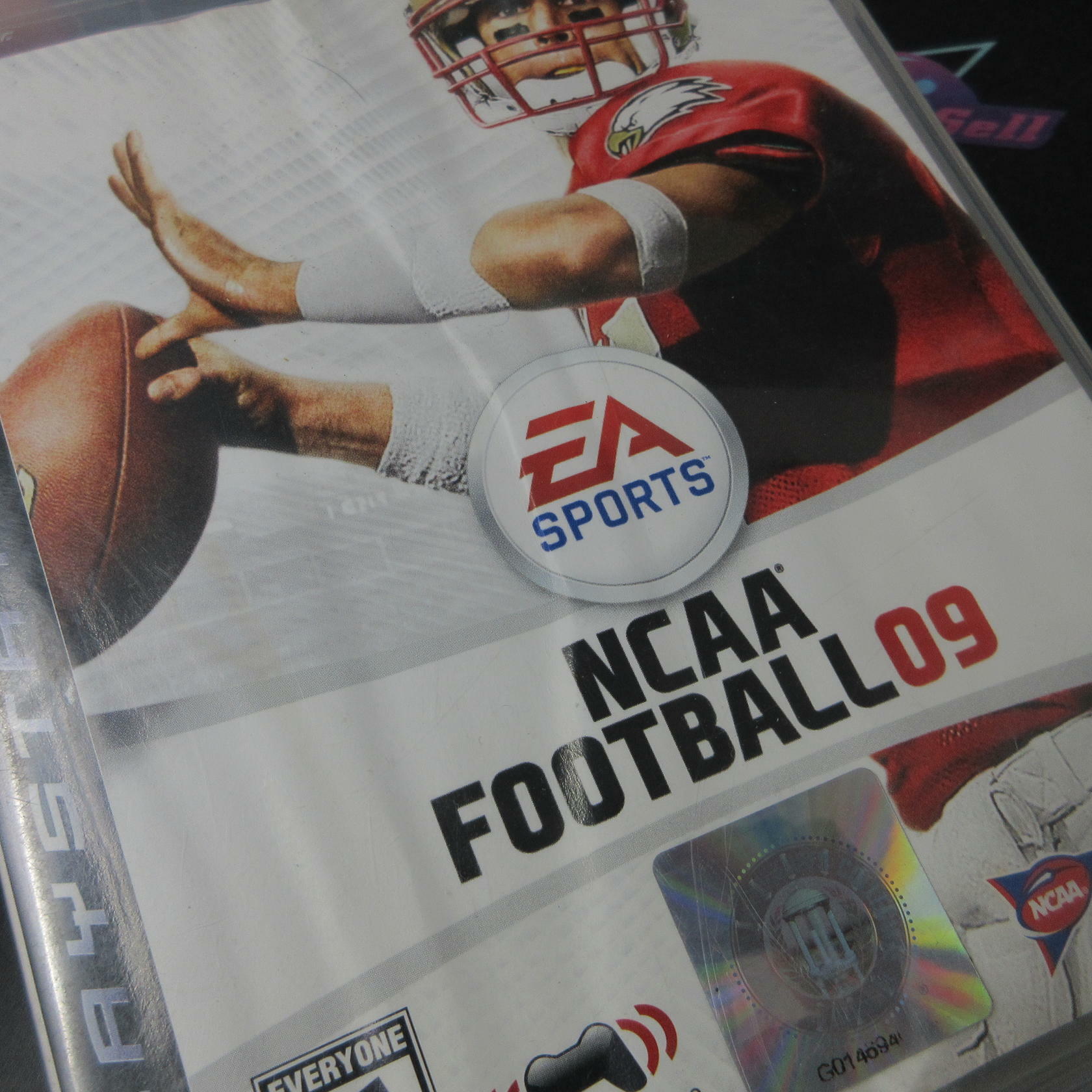 NCAA Football 09 PS3 PlayStation 3 AD Complete CIB - Very Good
