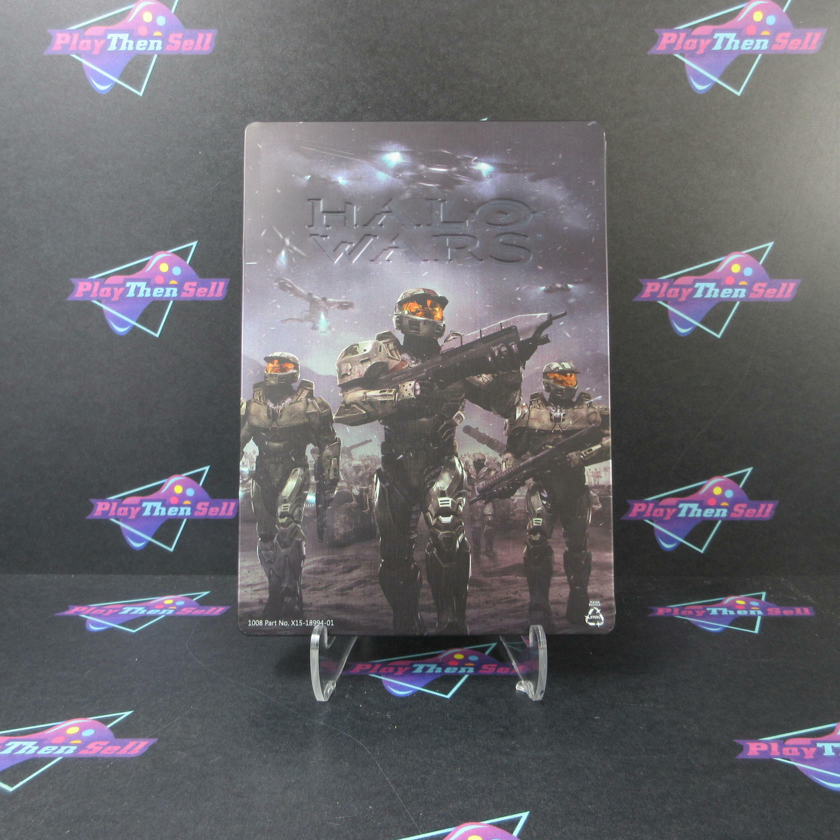 Halo Wars Limited Edition Steelbook Xbox 360 DD + Hint Book Complete CIB - Very Good