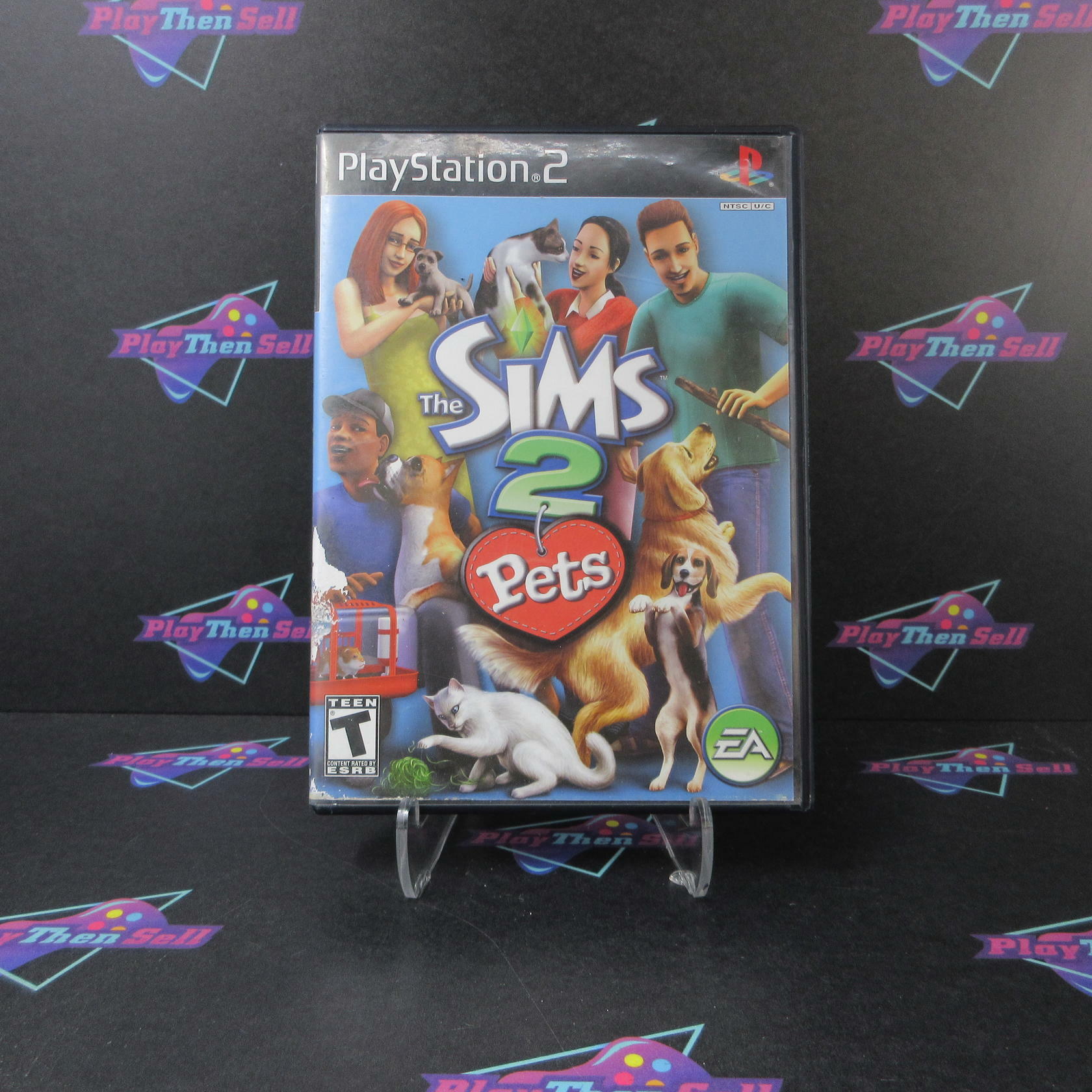 The Sims 2 Pets PS2 PlayStation 2 AD Complete CIB - Very Good