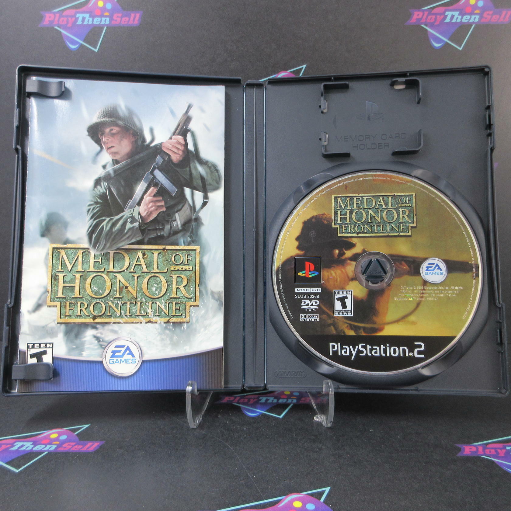 Medal of Honor Frontline PS2 PlayStation 2 AD/MD Complete CIB - Very Good