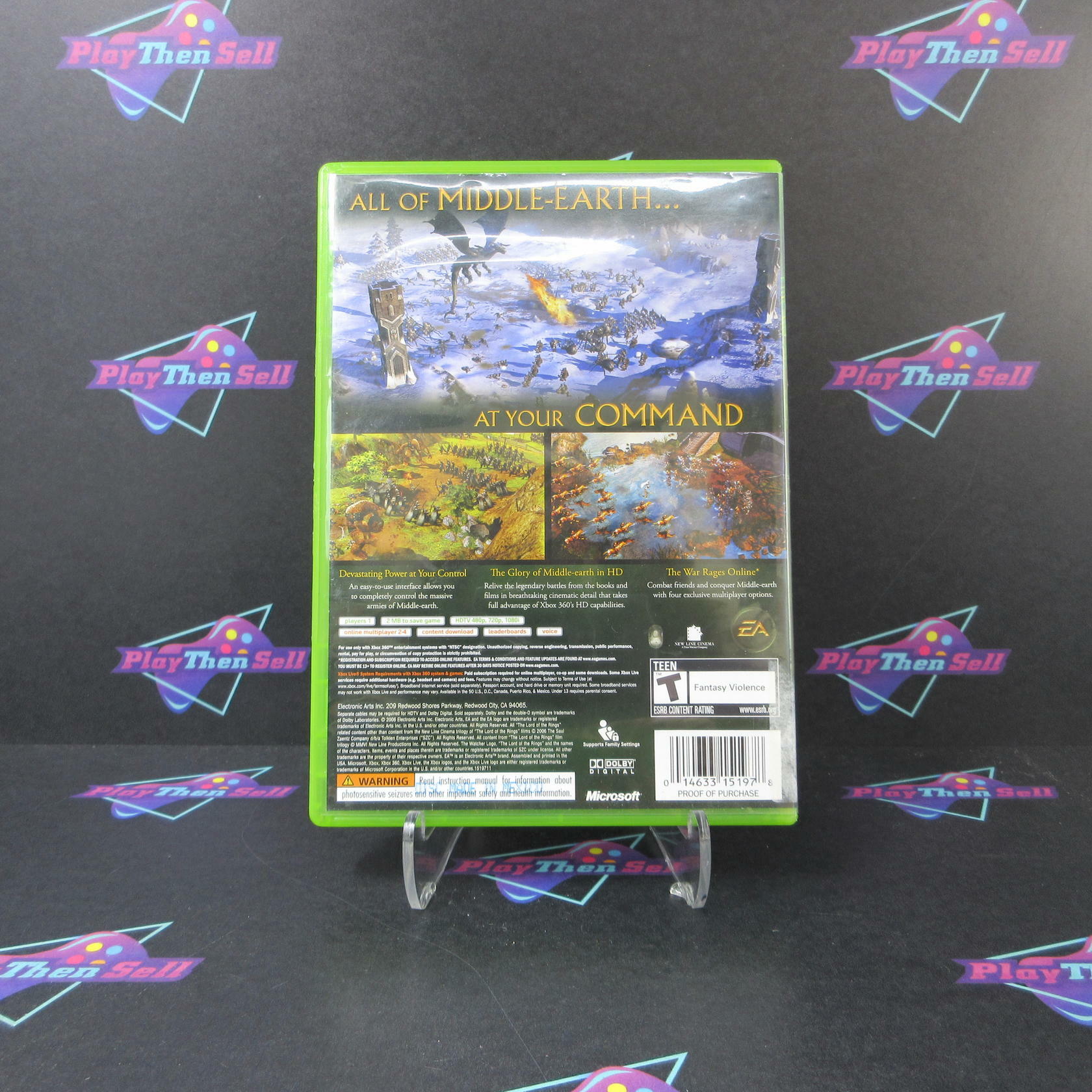 The Lord of the Rings Battle for Middle-Earth II Xbox 360 AD/NM - Very Good