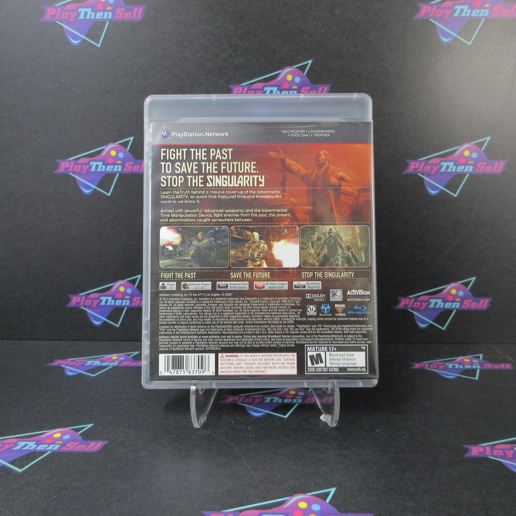 Singularity PS3 PlayStation 3 DD/NM - Very Good