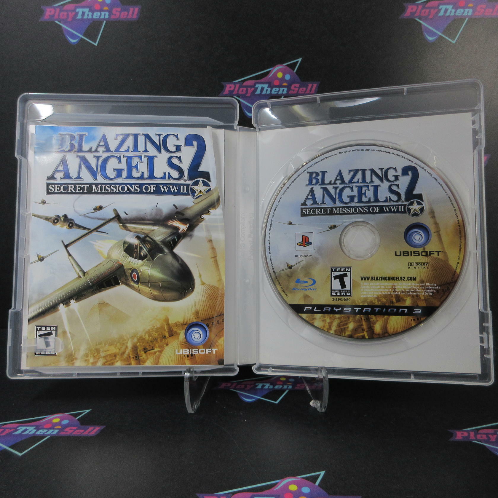 Blazing Angels 2 Secret Missions of WWII PS3 PlayStation 3 MD Complete CIB - Very Good