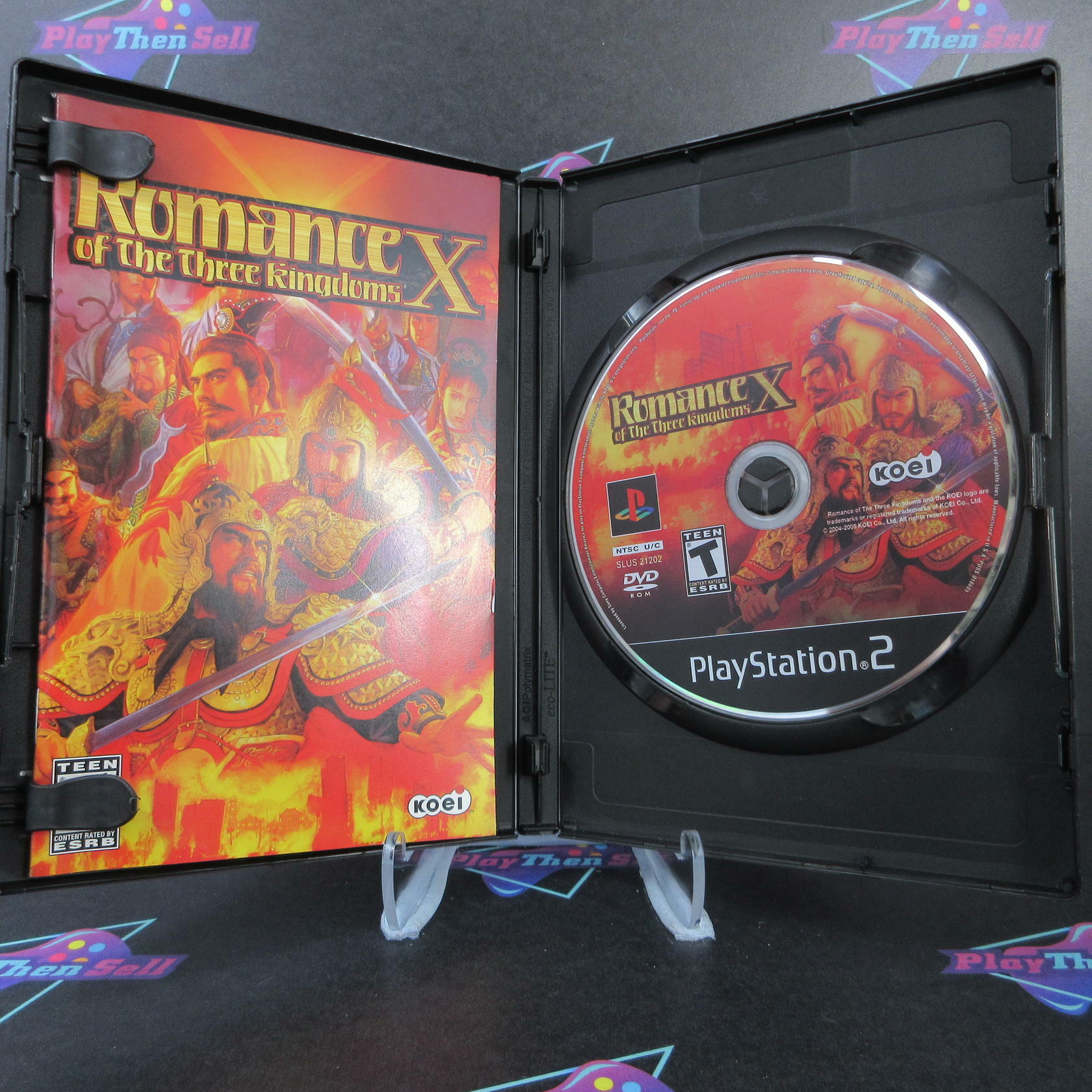 Romance of the Three Kingdoms X PS2 PlayStation 2 + Reg Card - Like New