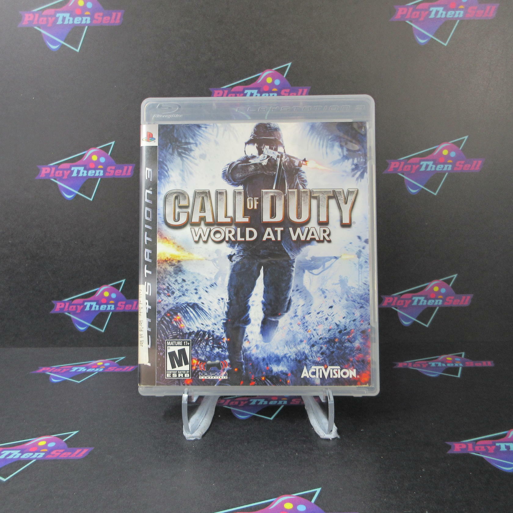 Call of Duty World at War PS3 PlayStation 3 AD Complete CIB - Very Good