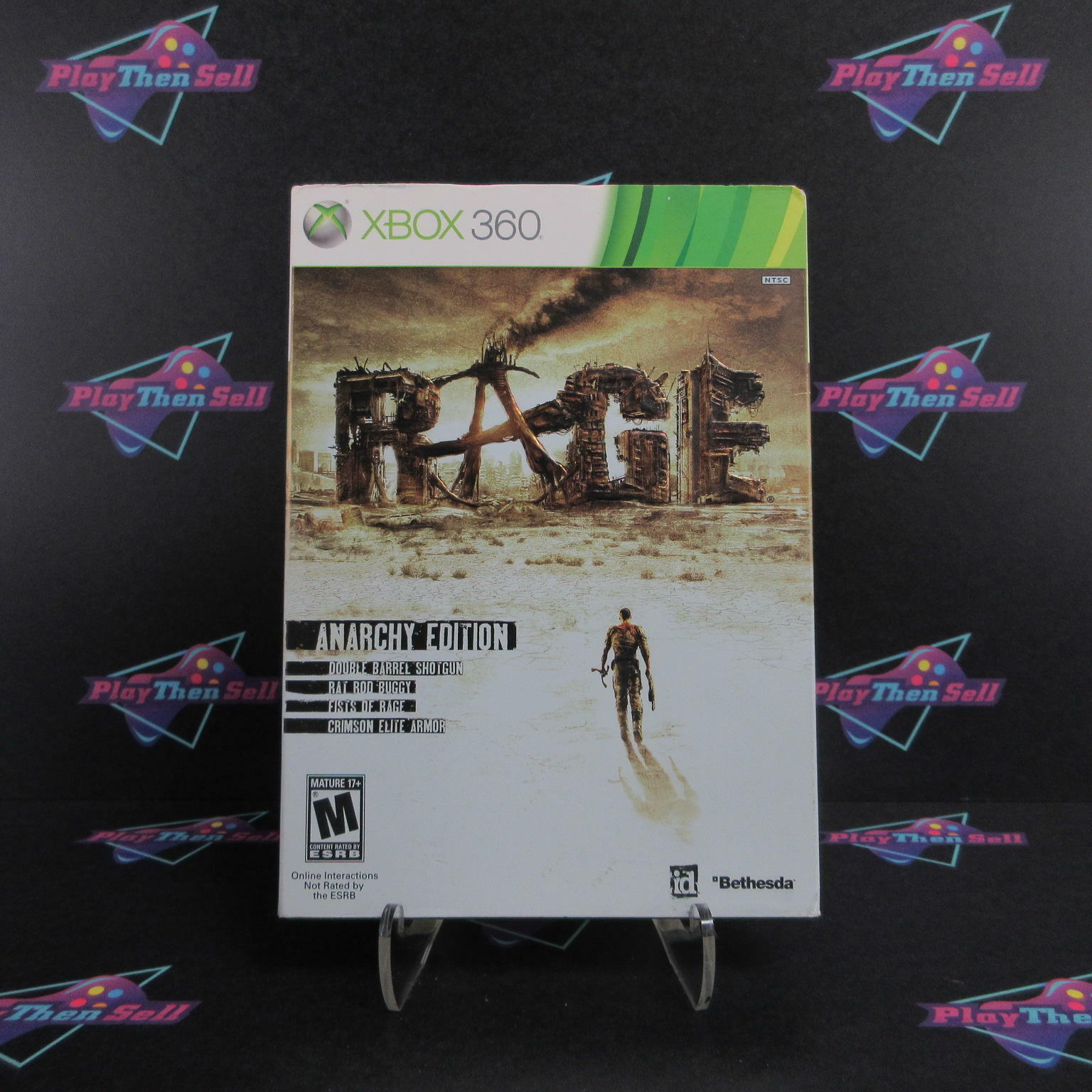 Rage Anarchy Edition Xbox 360 + Sleeve - Like New