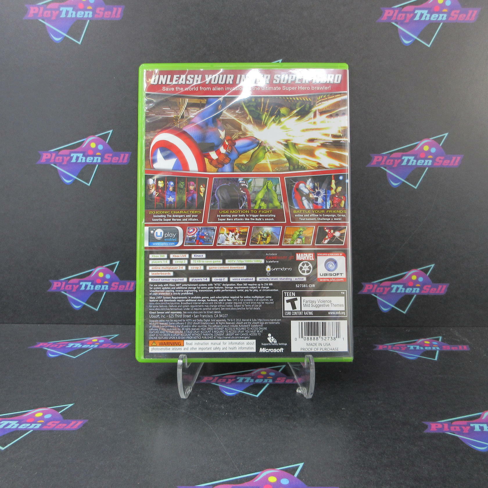 Marvel Avengers Battle For Earth Xbox 360 - Like New