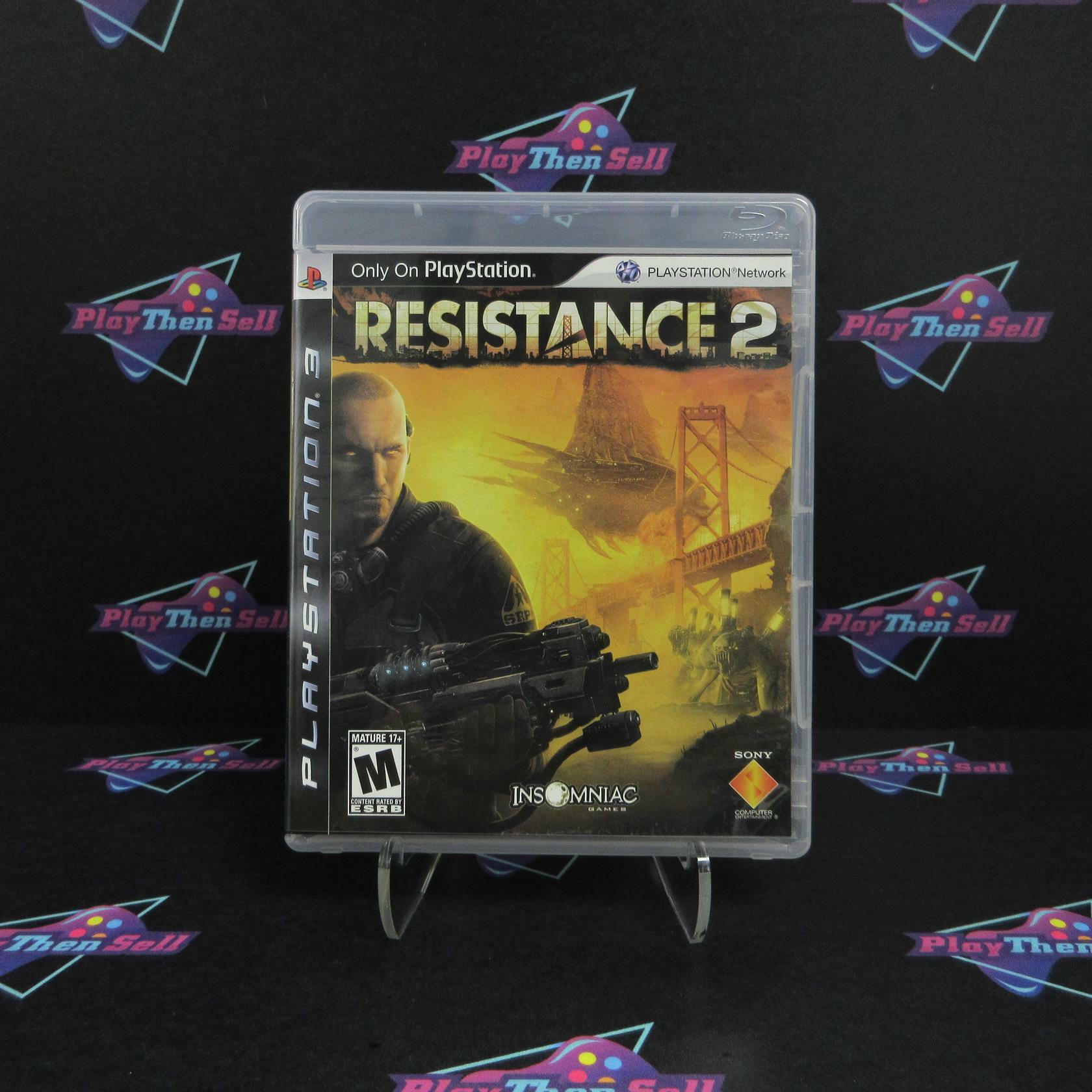 Resistance 2 PS3 PlayStation 3 + Reg Card - Like New