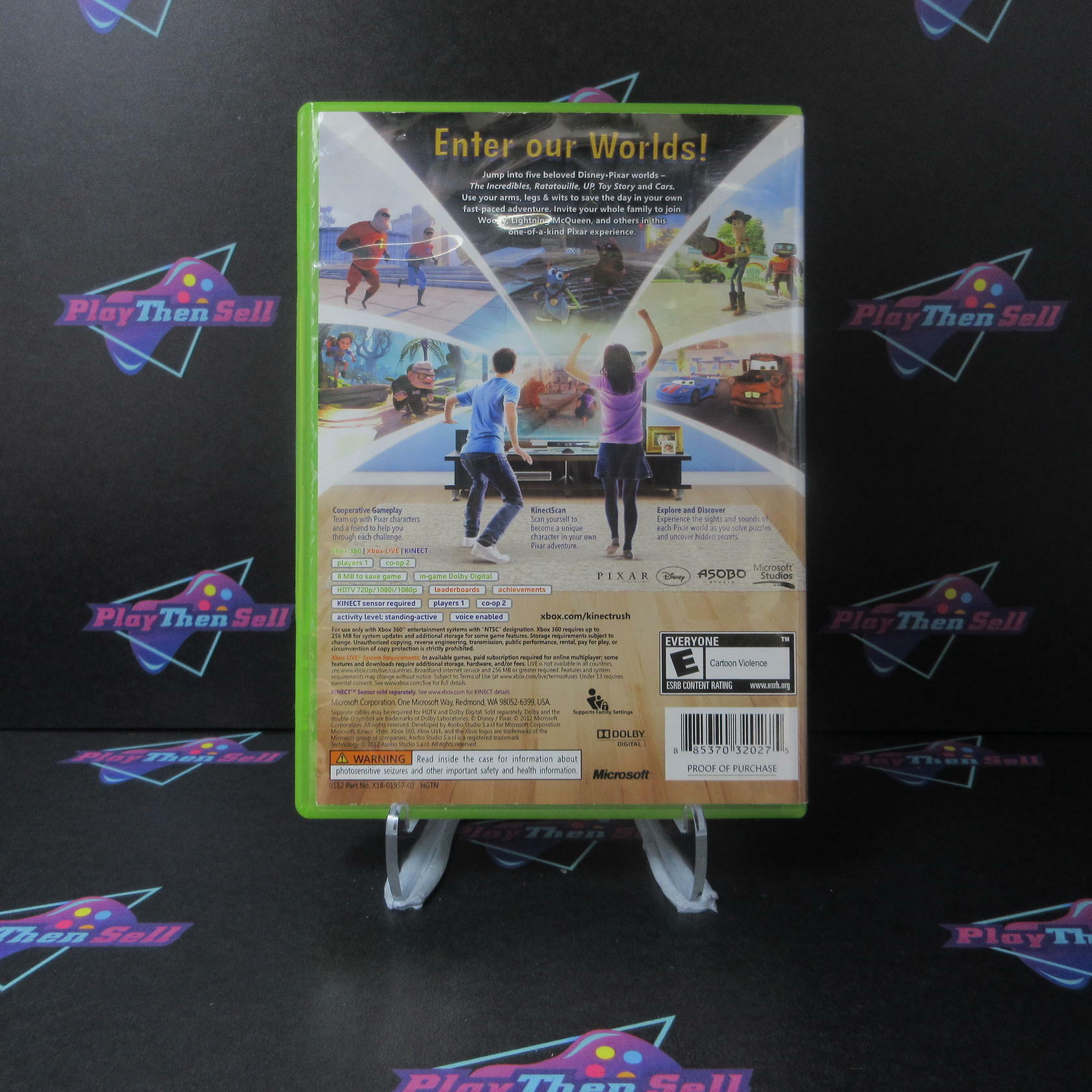 Kinect Rush Disney Pixar Adventure Xbox 360 - Like New
