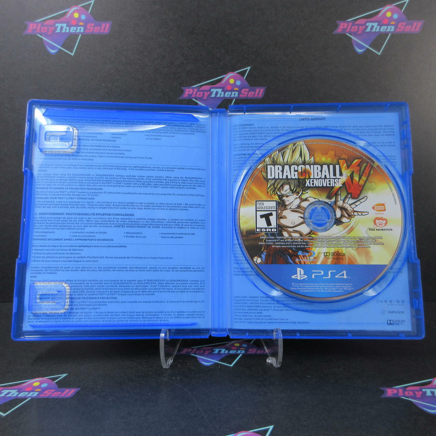 Dragon Ball Xenoverse PS4 PlayStation 4 AD Complete CIB - Very Good