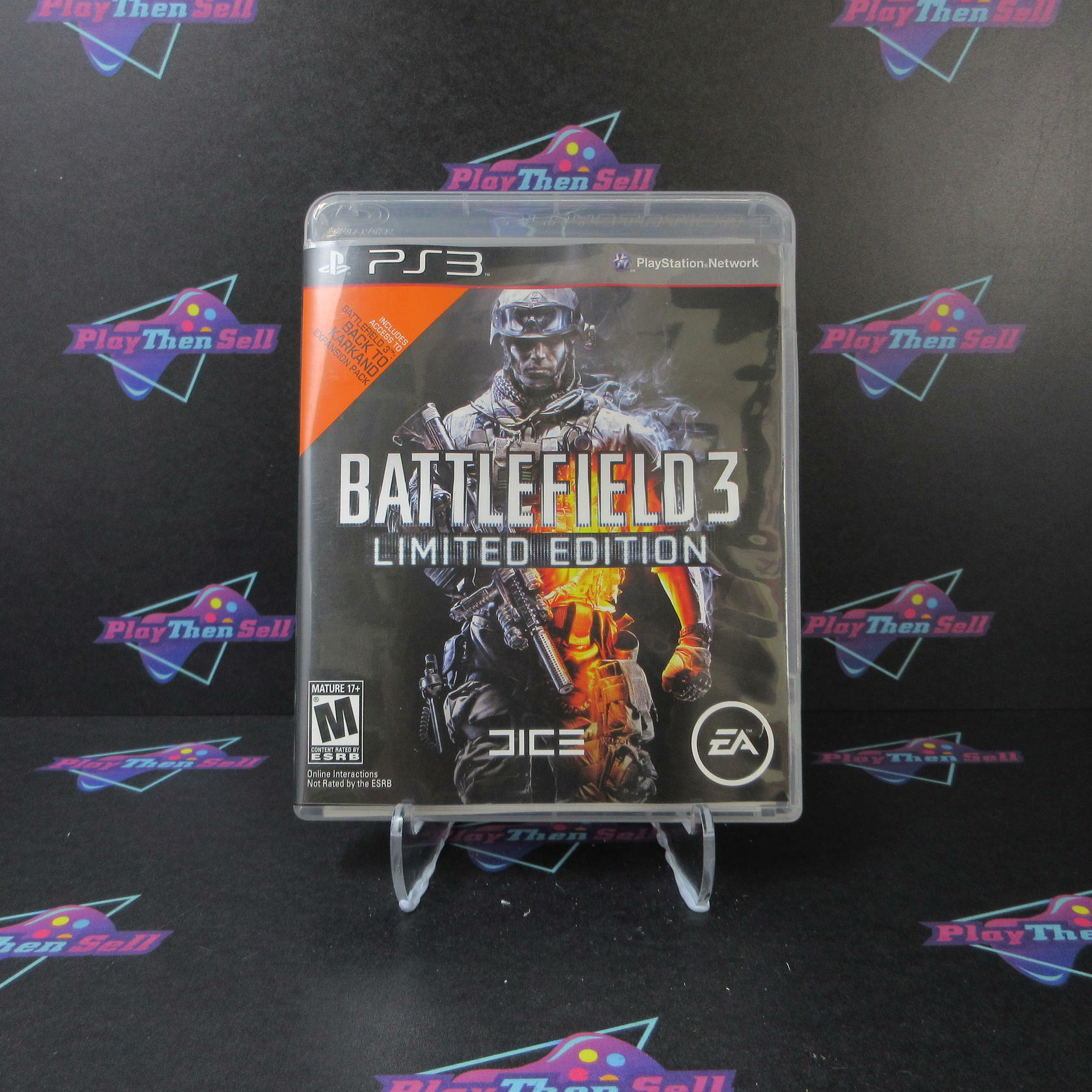 Battlefield 3 Limited Edition PS3 PlayStation 3 AD Complete CIB - Very Good