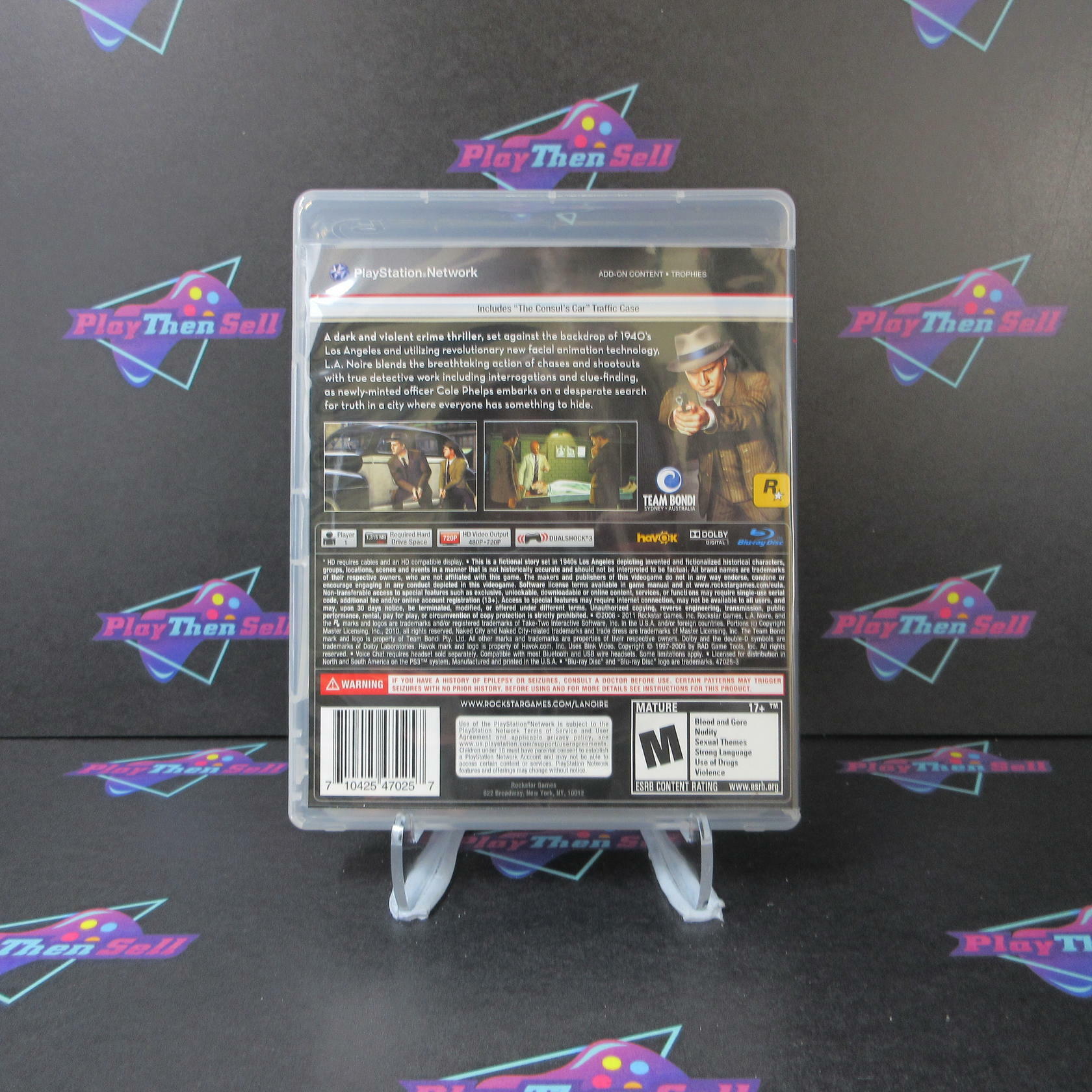 L.A. Noire PS3 PlayStation 3 - Like New