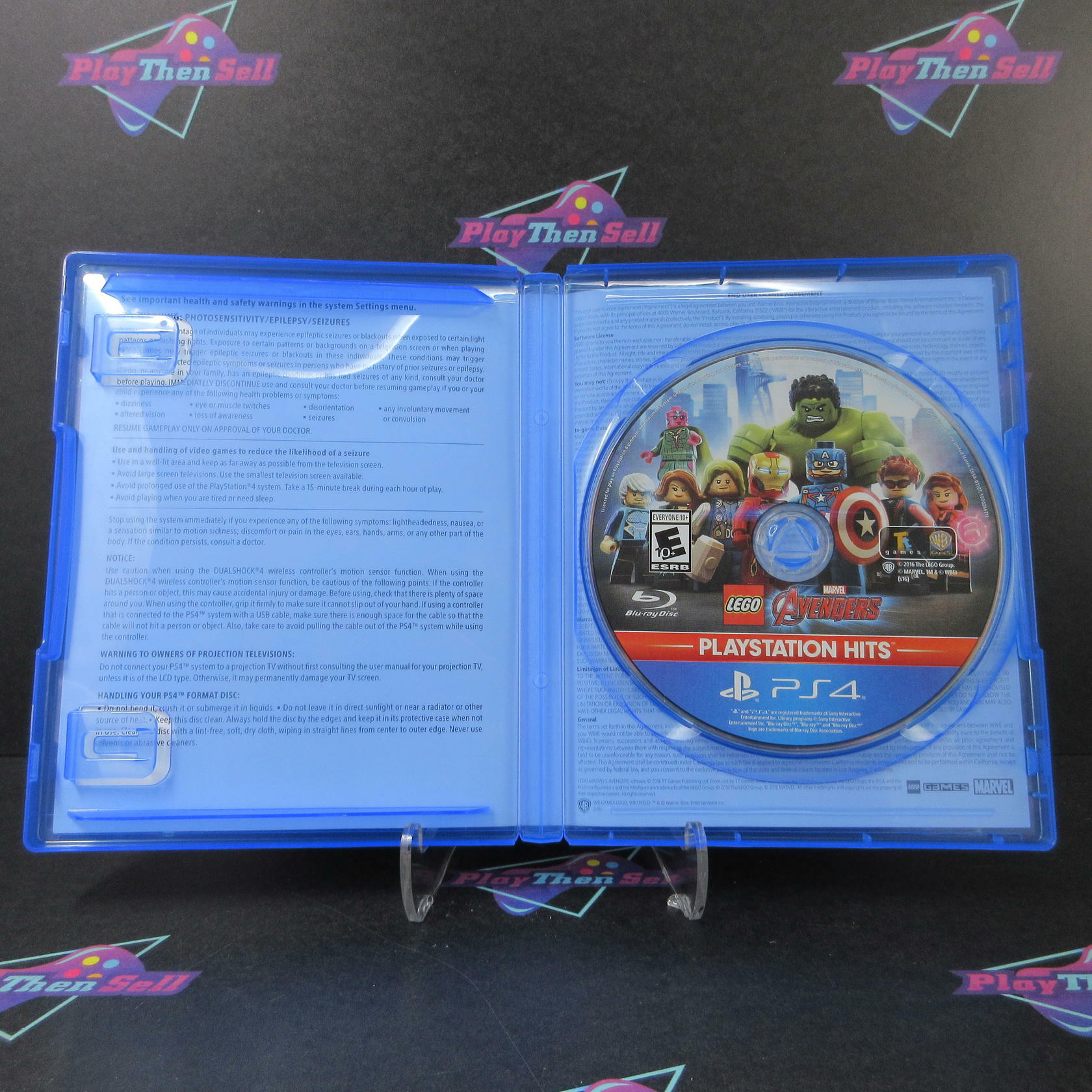LEGO Marvel Avengers PlayStation Hits PS4 PlayStation 4 AD Complete CIB - Very Good