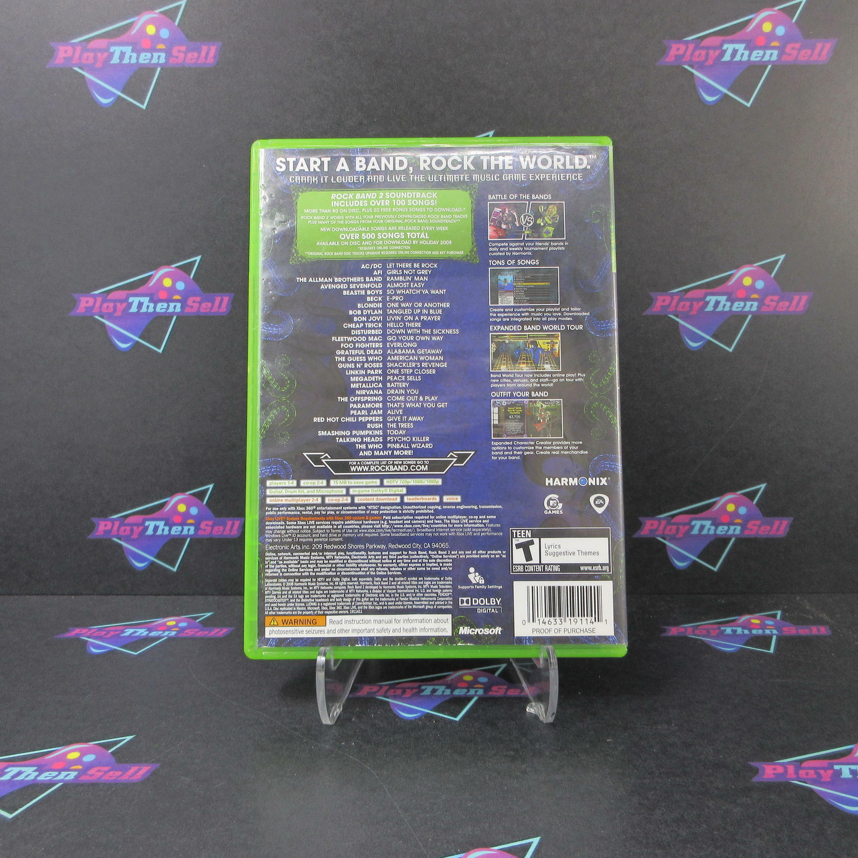 Rock Band 2 Xbox 360 AD/NM - Very Good