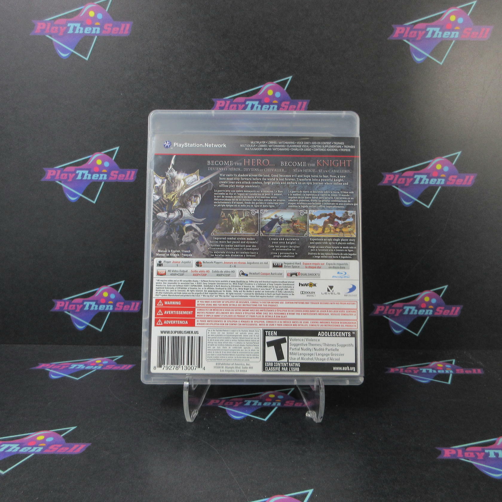 White Knight Chronicles II PS3 PlayStation 3 - Like New