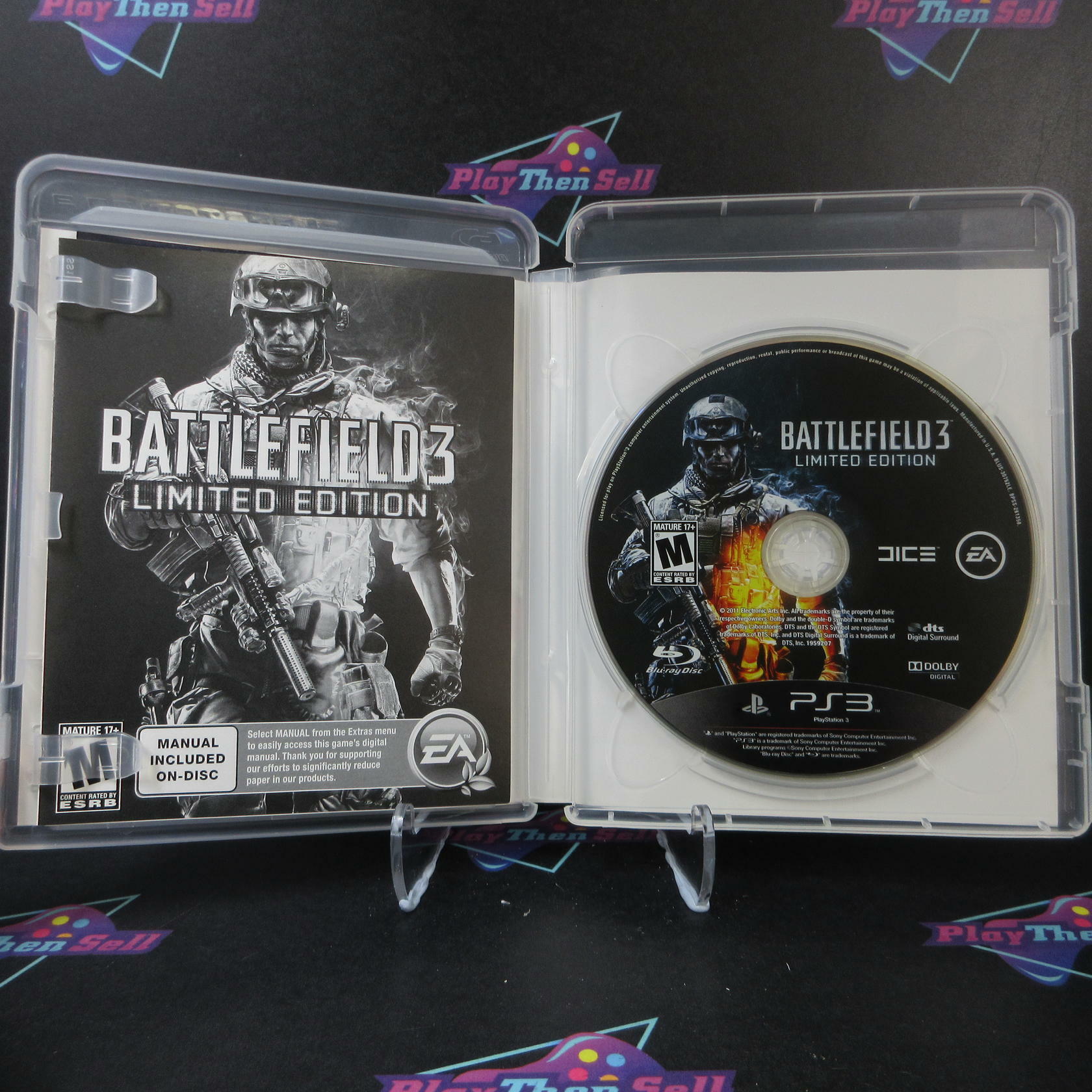 Battlefield 3 Limited Edition PS3 PlayStation 3 AD Complete CIB - Very Good