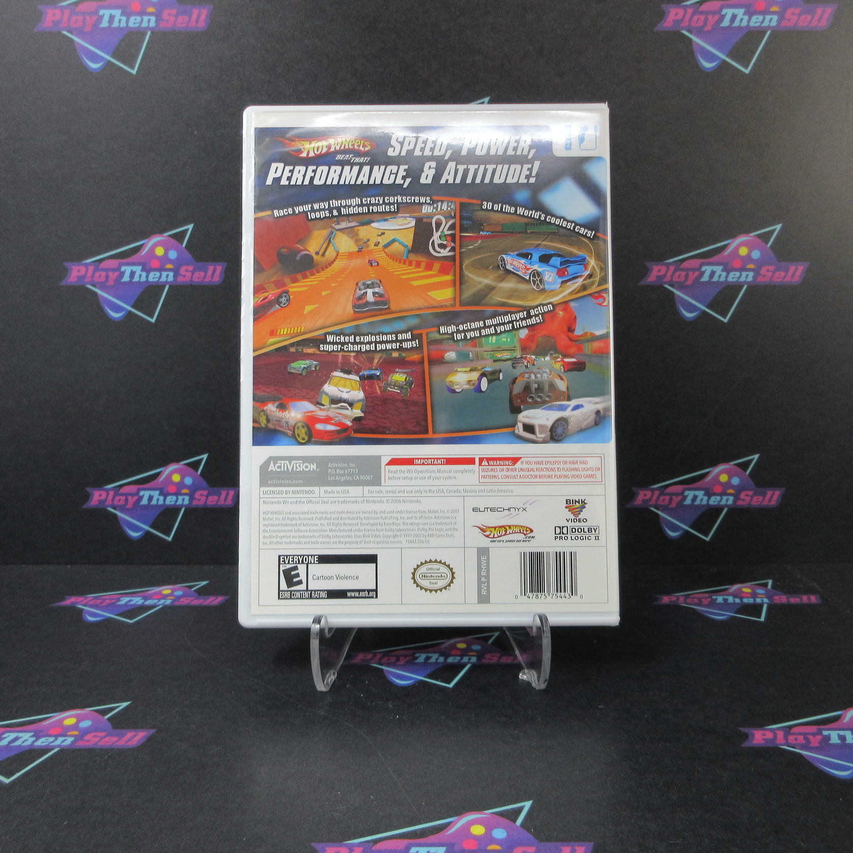 Hot Wheels Beat That Nintendo Wii - Like New