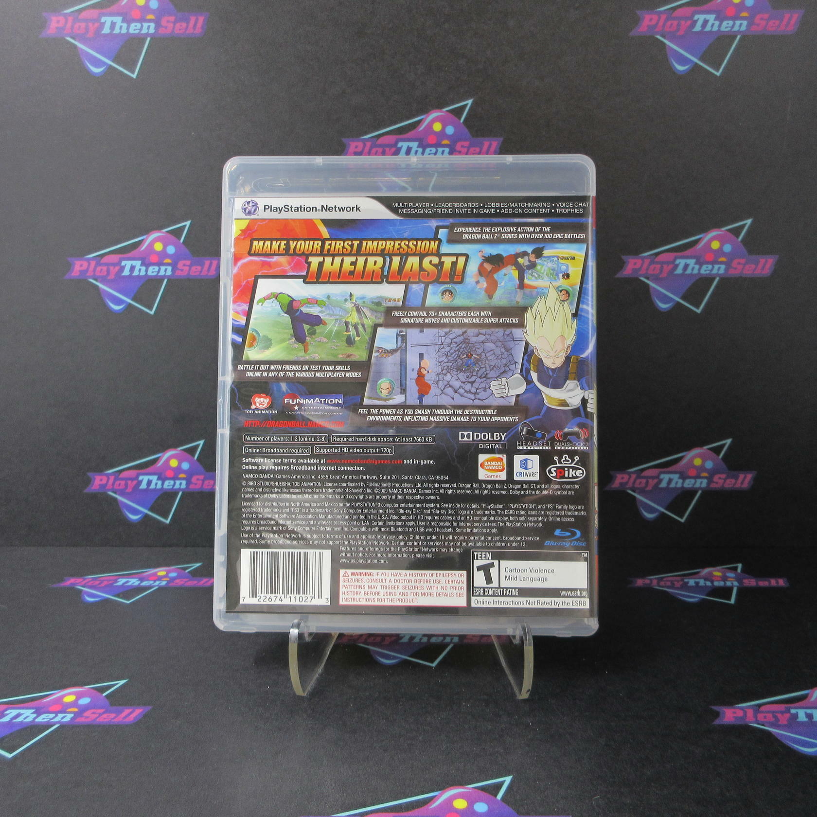 Dragon Ball Raging Blast PS3 Playstation 3 - Like New