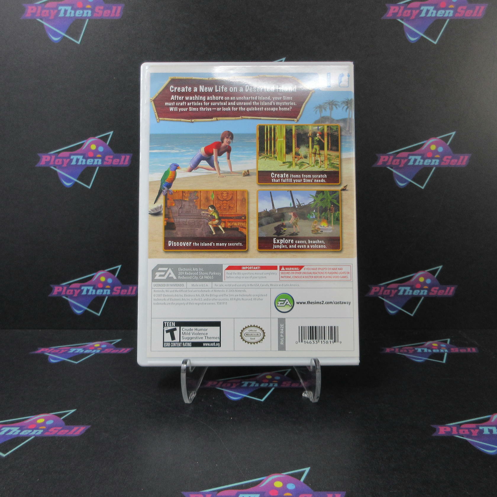 The Sims 2 Castaway Nintendo Wii - Like New
