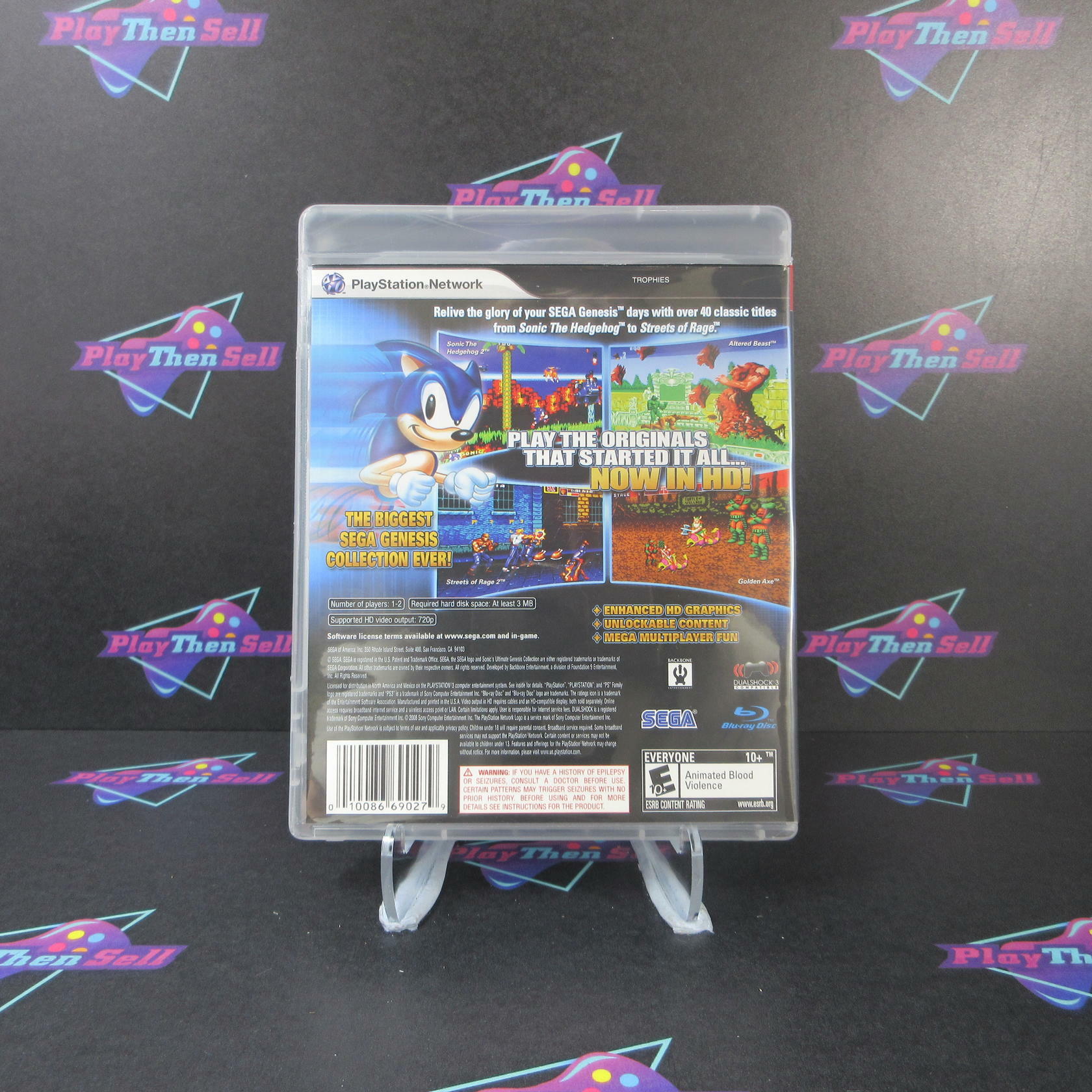 Sonic's Ultimate Genesis Collection PlayStation 3 PS3 - Like New