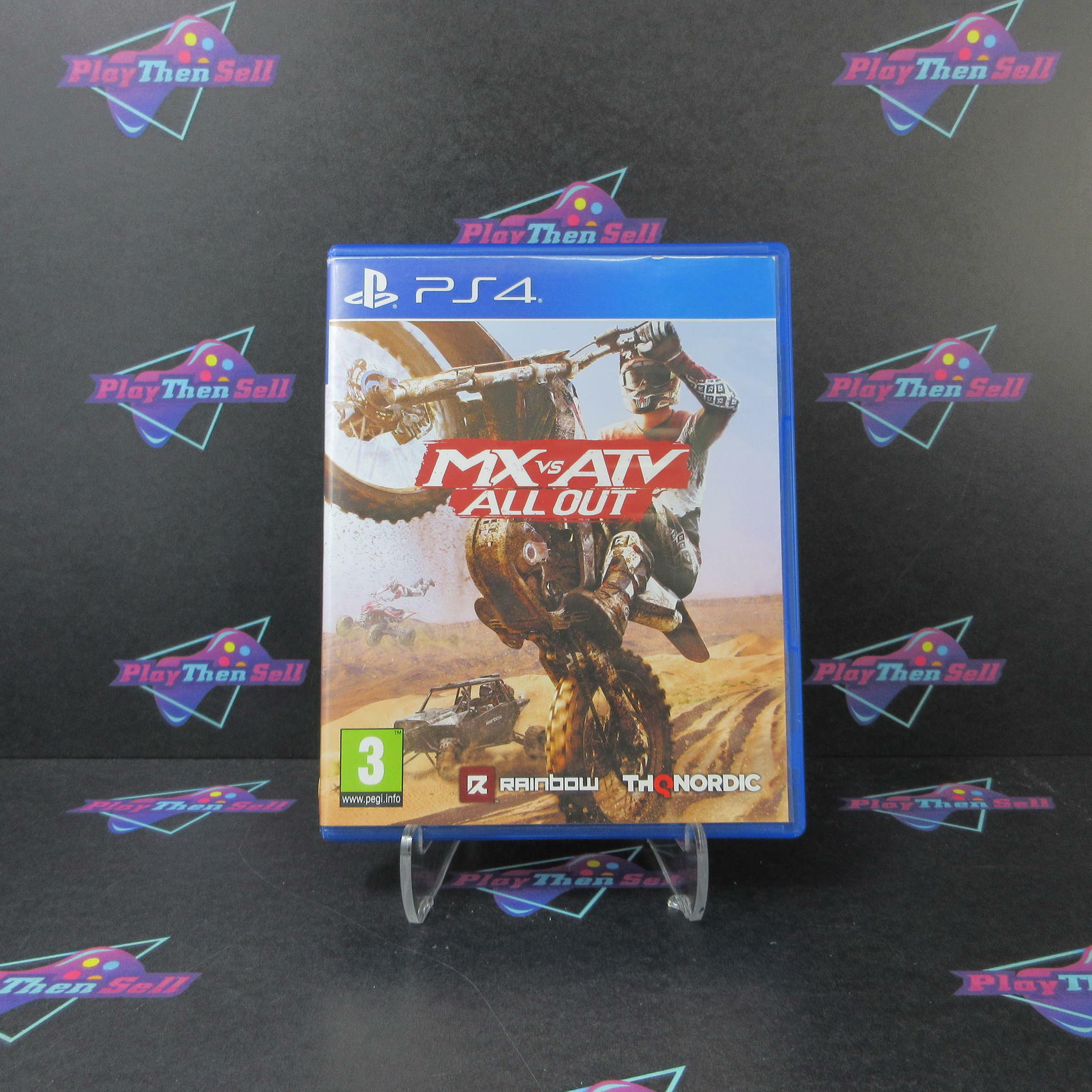 MX vs ATV All Out PS4 PlayStation 4 AD PAL Complete CIB - Very Good
