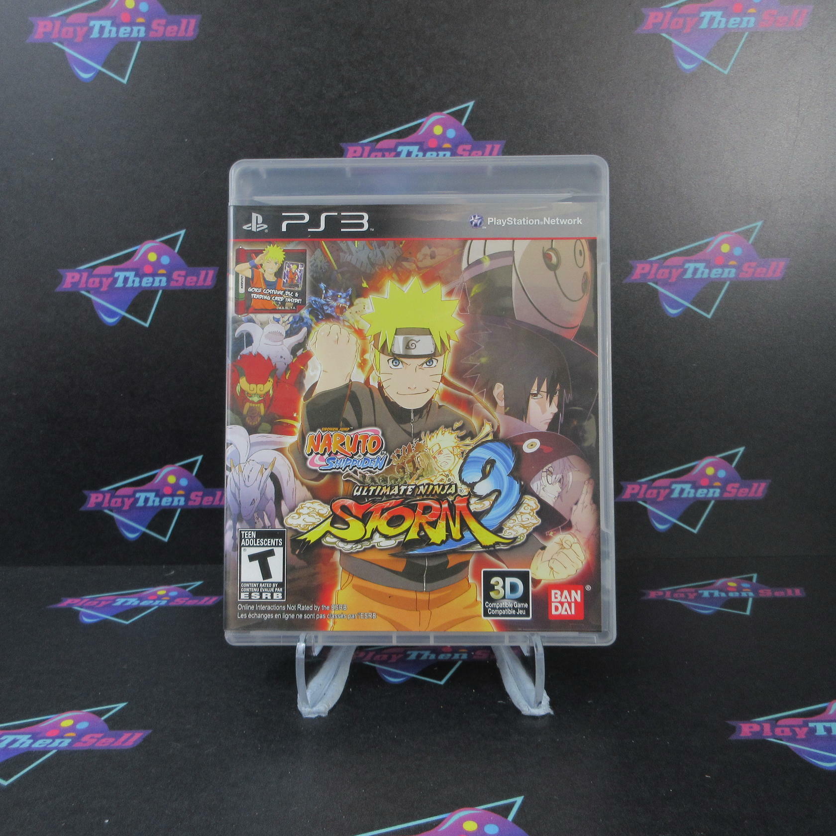 Naruto Shippuden Ultimate Ninja Storm 3 PS3 PlayStation 3 + Trading Card - Like New