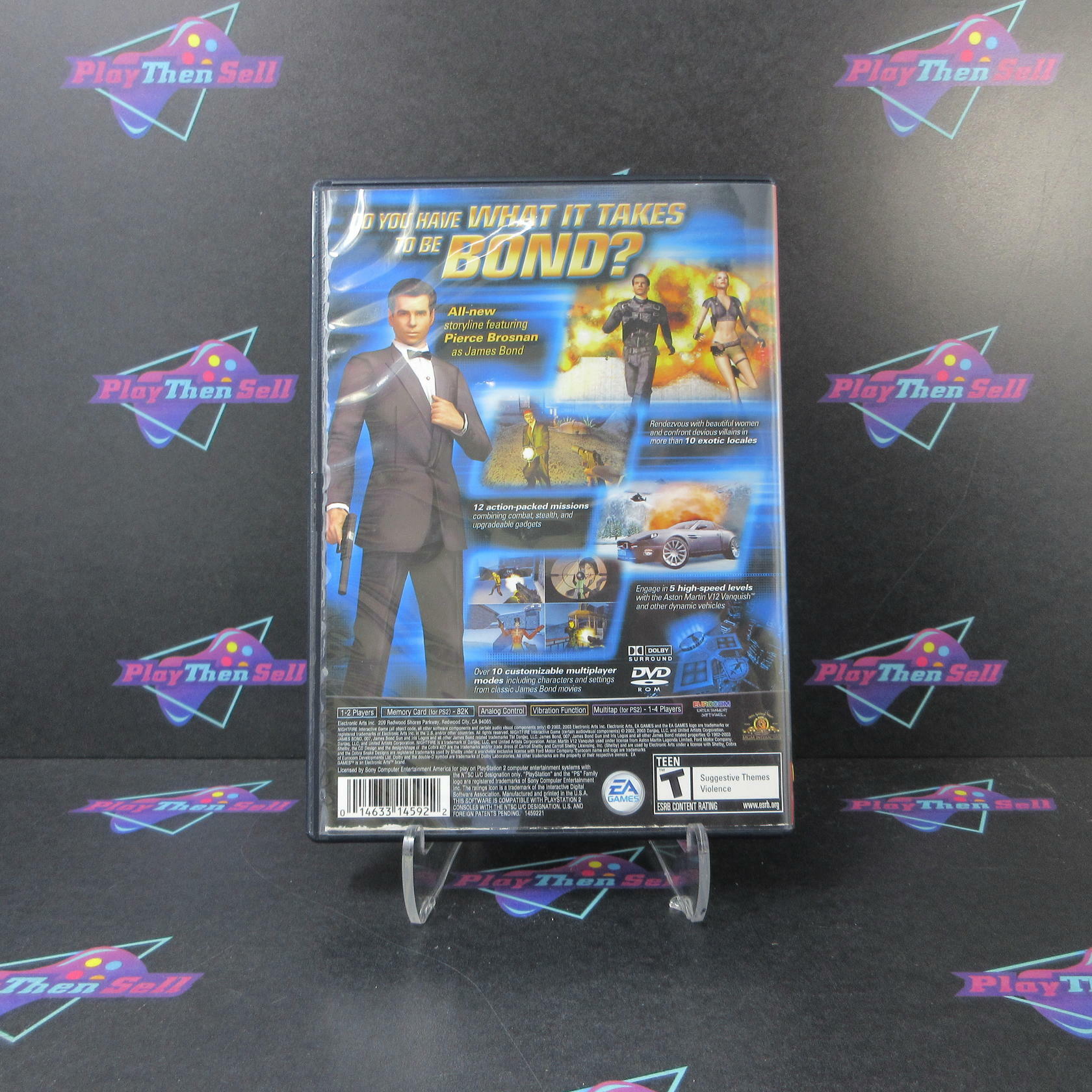 James Bond 007 Nightfire GH BL Disc PS2 PlayStation 2 AD Complete CIB - Very Good