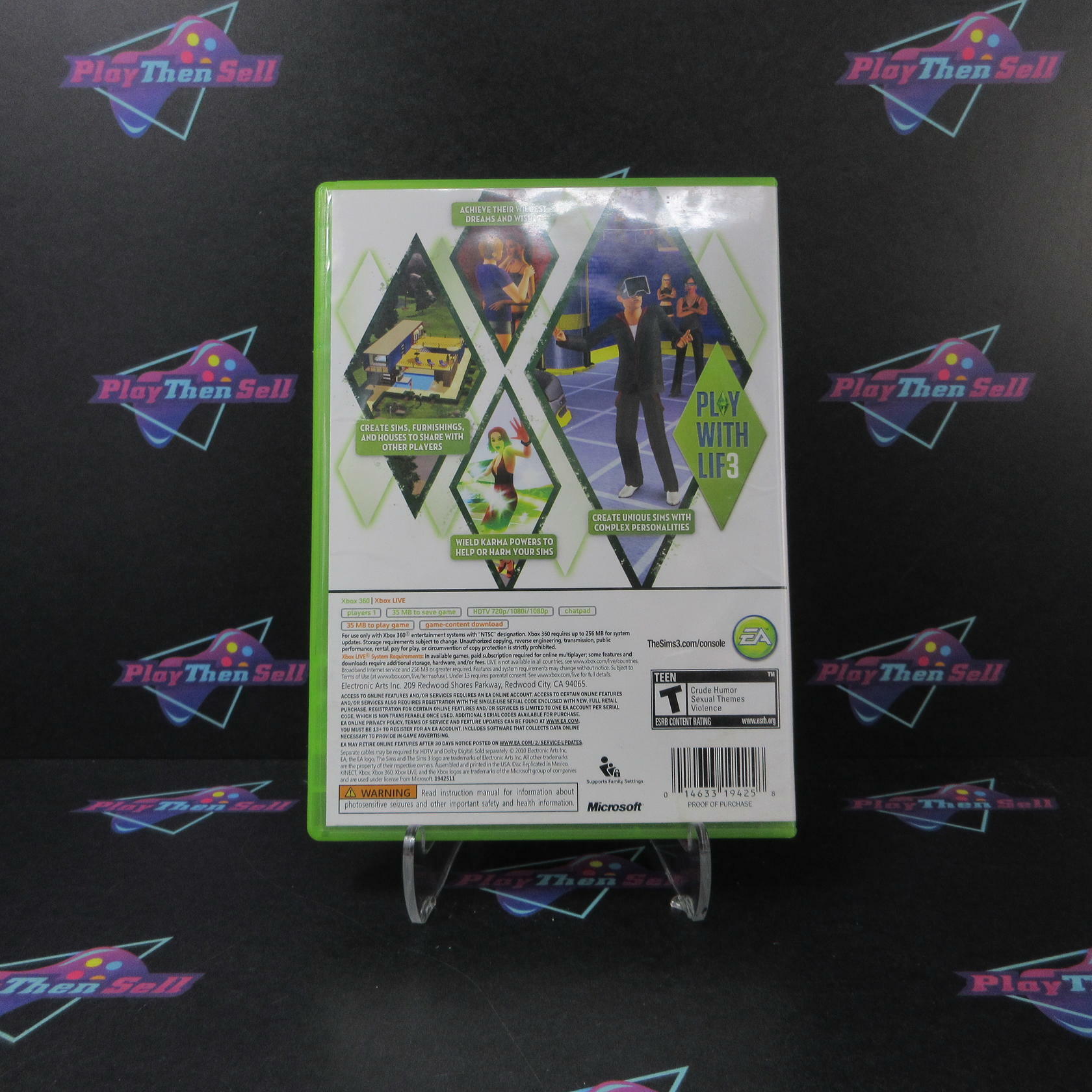 The Sims 3 Xbox 360 AD/DD/NM - Very Good