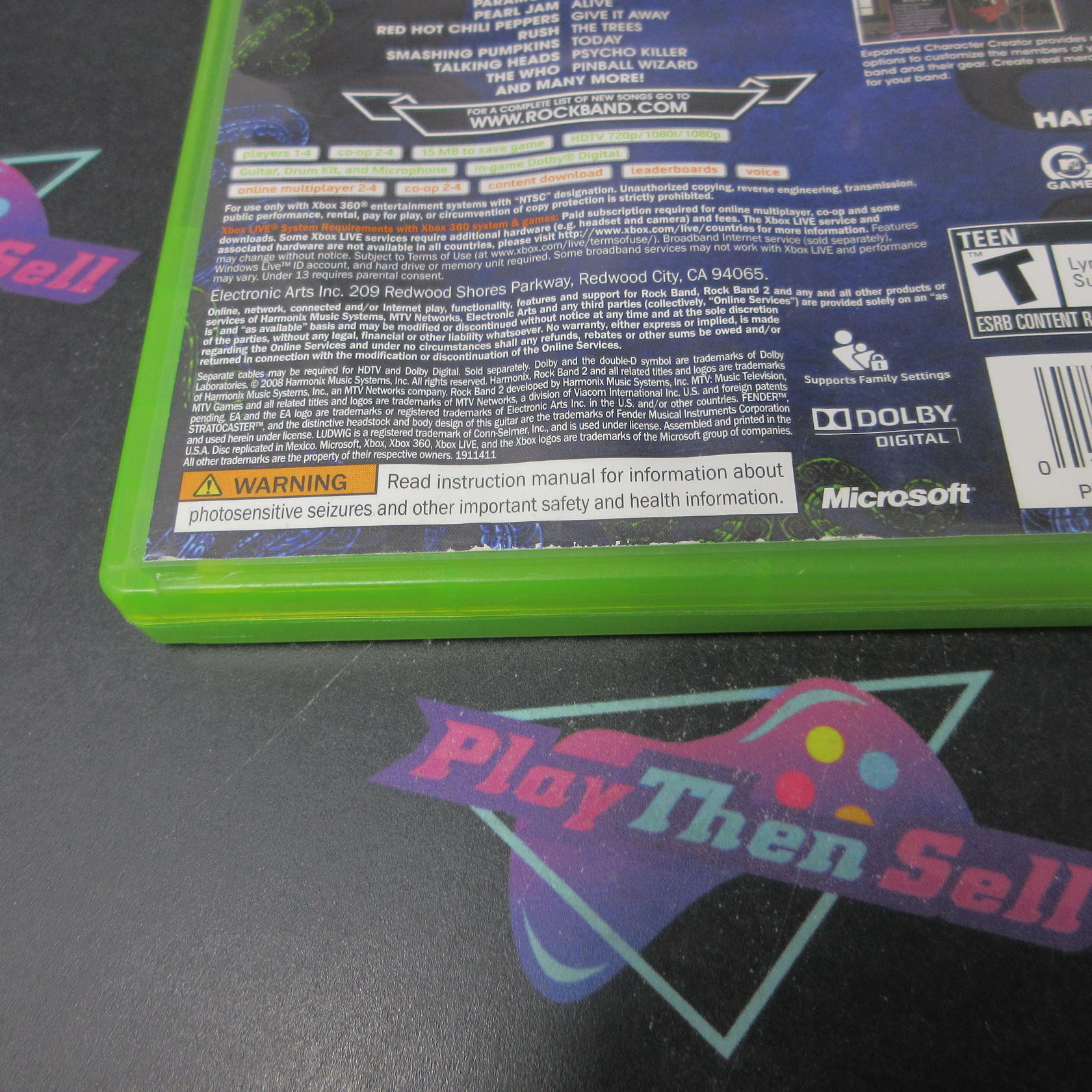 Rock Band 2 Xbox 360 AD/NM - Very Good
